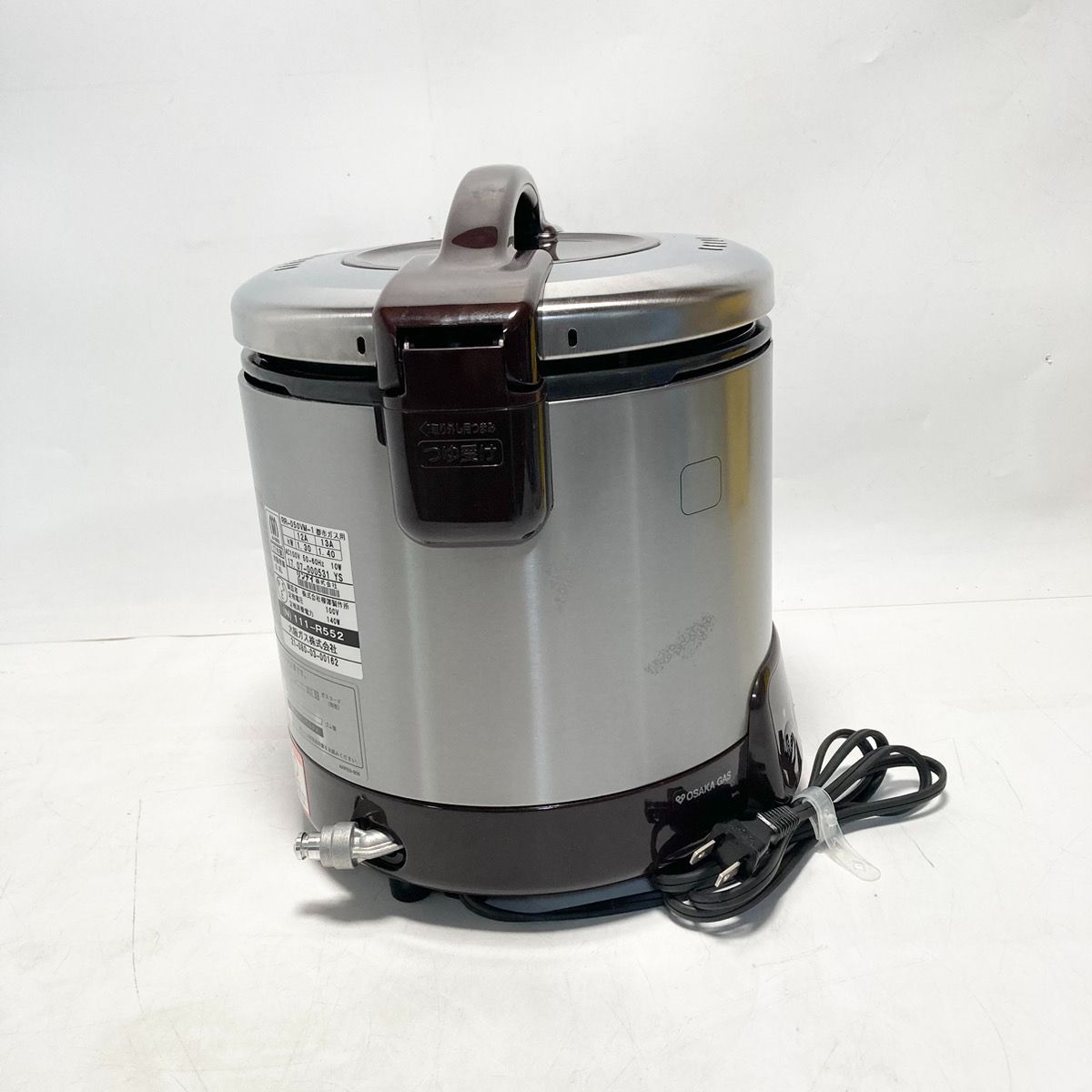 Rinnai リンナイ 業務用都市ガス用炊飯器 RR-050VM-1 0.9L - メルカリ