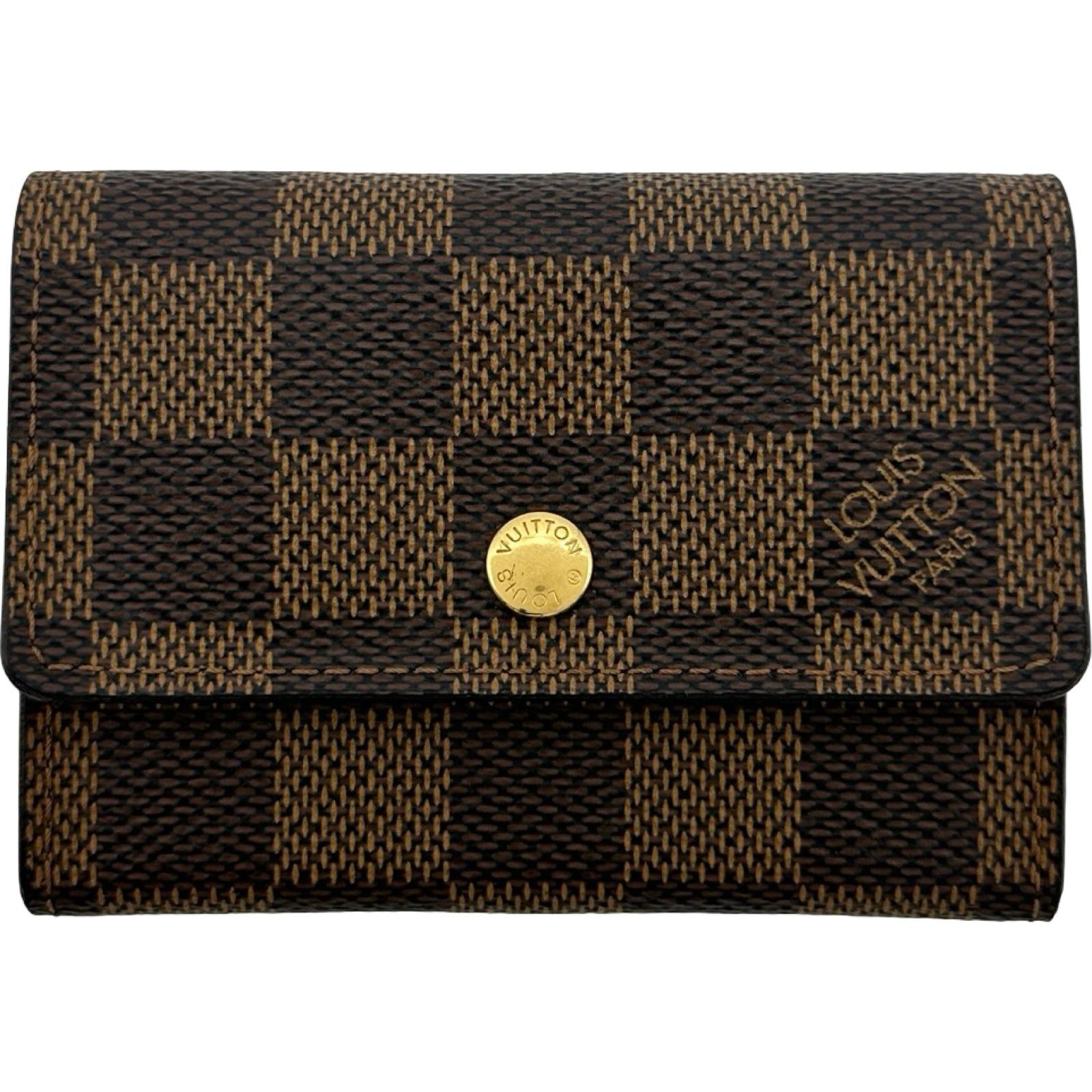 ルイ・ヴィトン LOUIS VUITTON ポルトモネ・プラ N61930 ブラウン ダミエ レディース コインケース