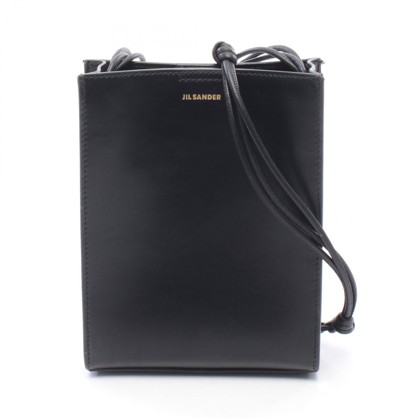 ジルサンダー JIL SANDER ショルダーバッグ TANGLE SMALL タングル スモール ブラック レザー タングル スモール レディース Used B