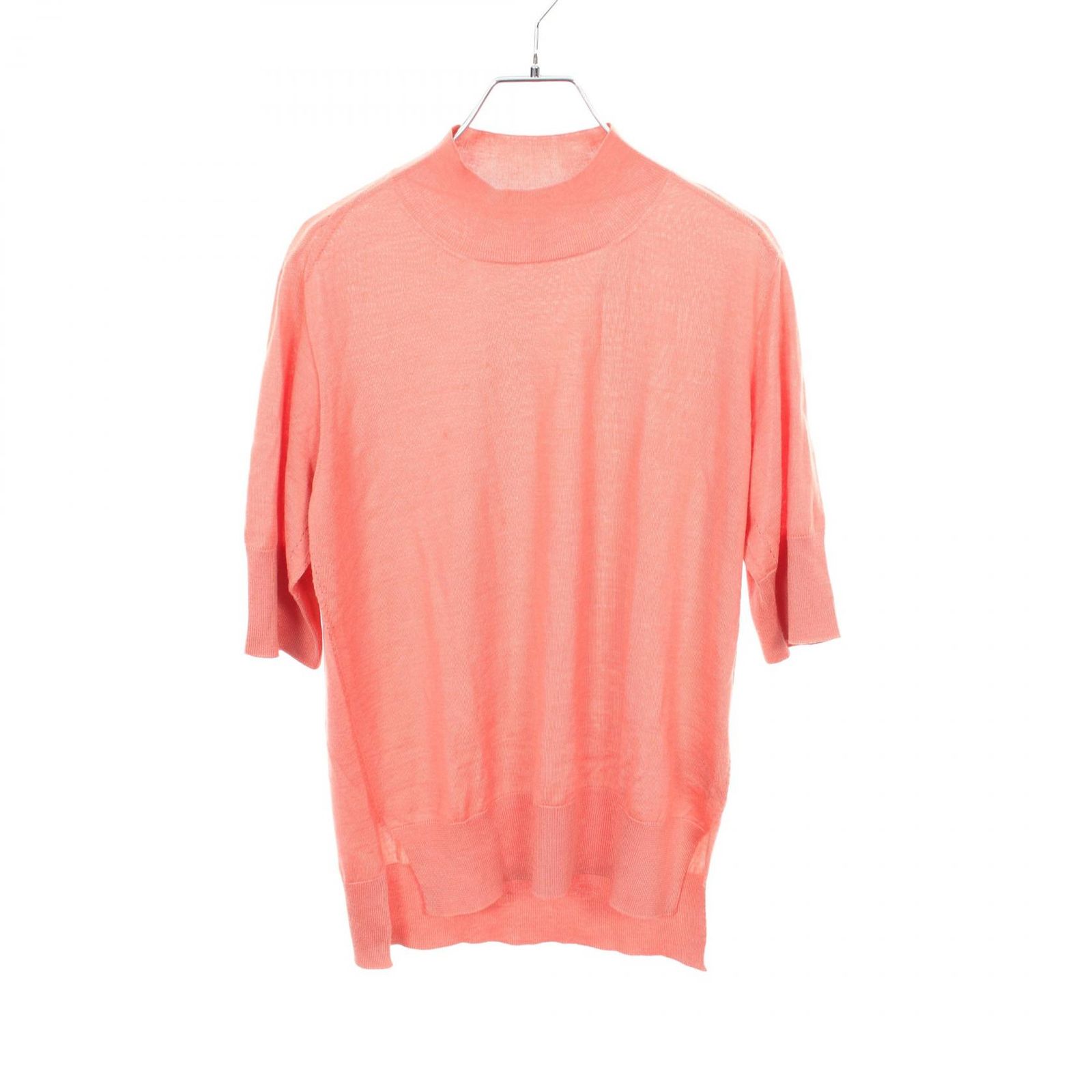 ジルサンダー JIL SANDER ニット ボトルネック 半袖 カシミヤ ウール ニット レディース Used B