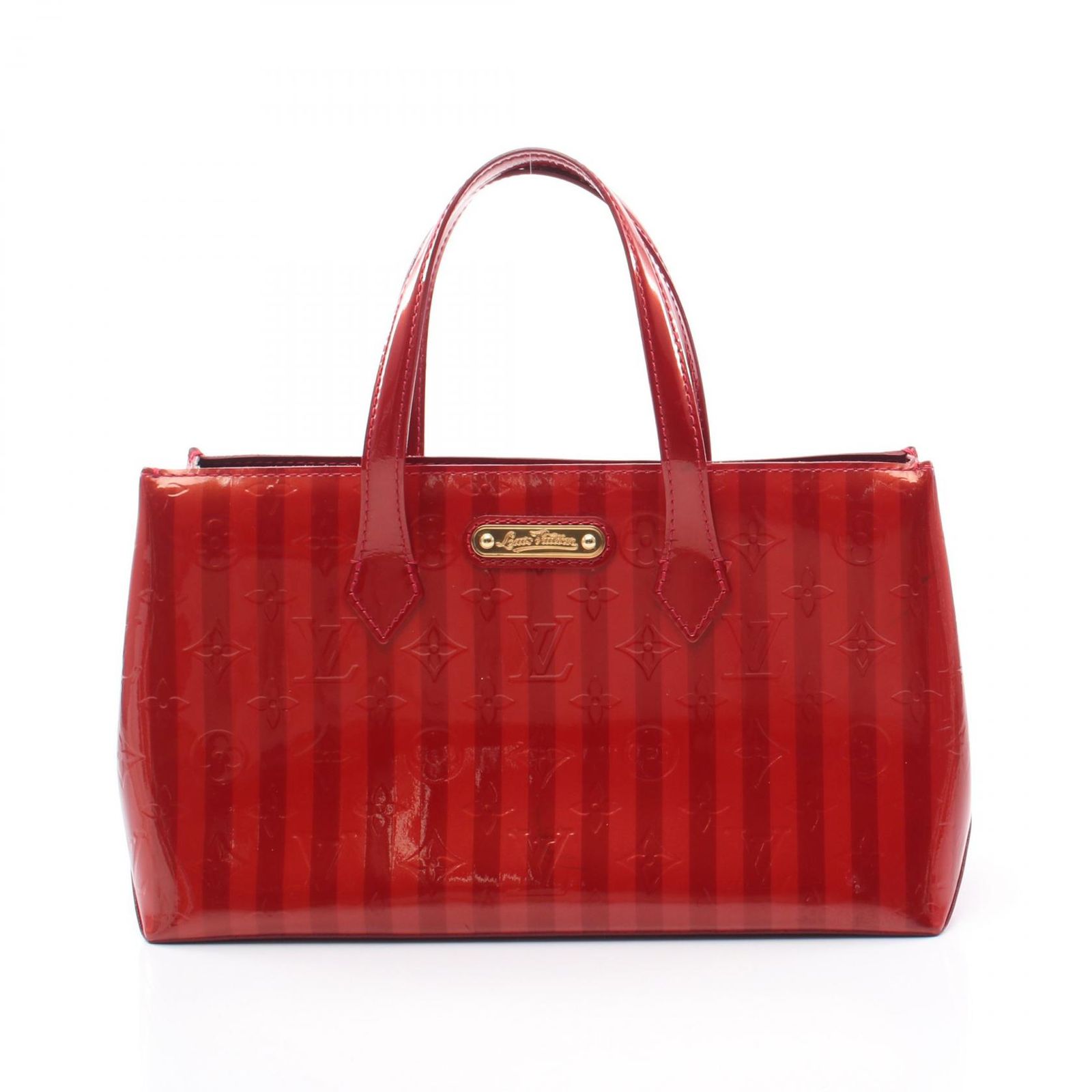 ルイ・ヴィトン LOUIS VUITTON ハンドバッグ ウィルシャーPM M91702 ポムダムール レザー ウィルシャーPM レディース Used B