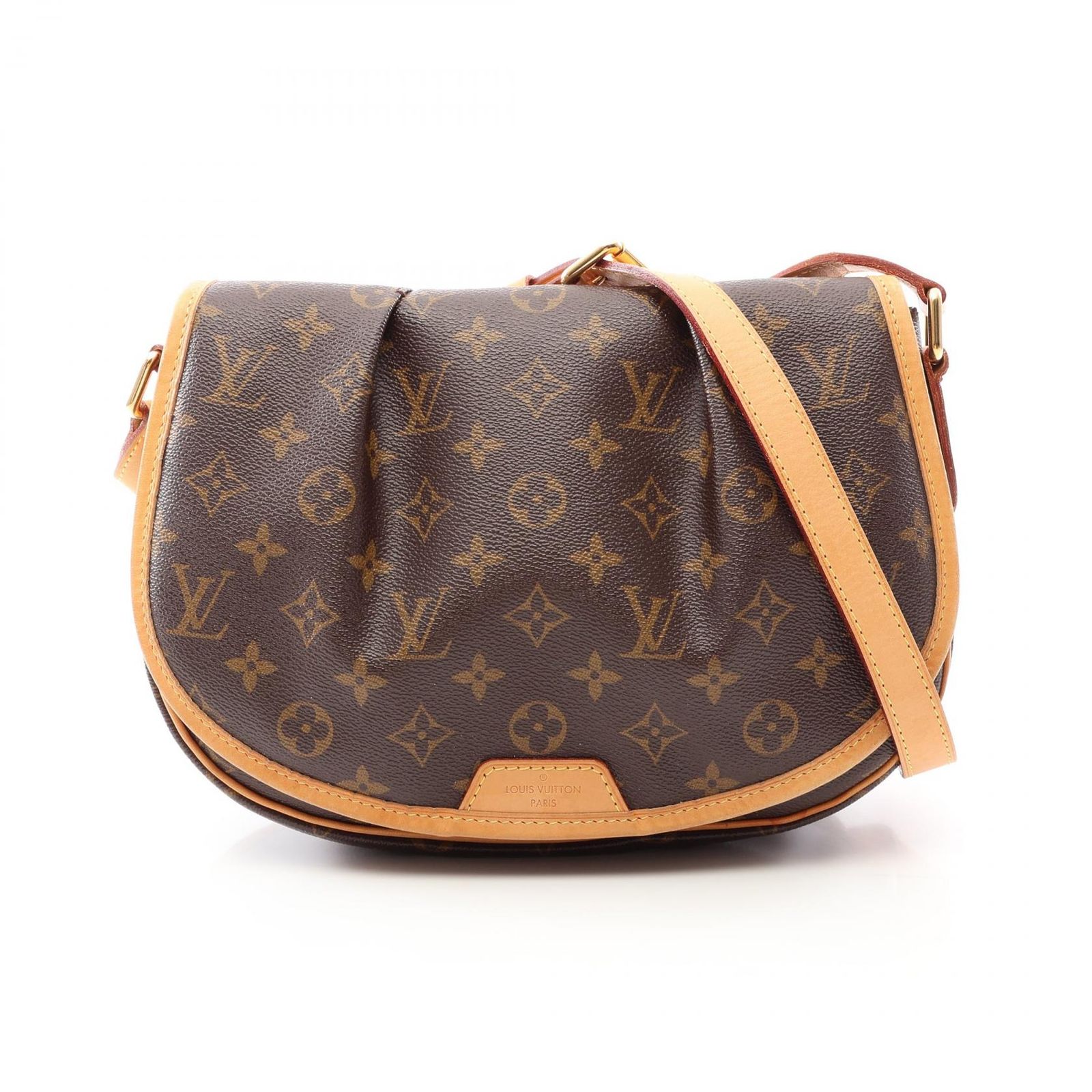 ルイ・ヴィトン LOUIS VUITTON ショルダーバッグ メニルモンタンPM モノグラム M40474 PVCコーティングキャンバス レザー メニルモンタンPM レディース Used B