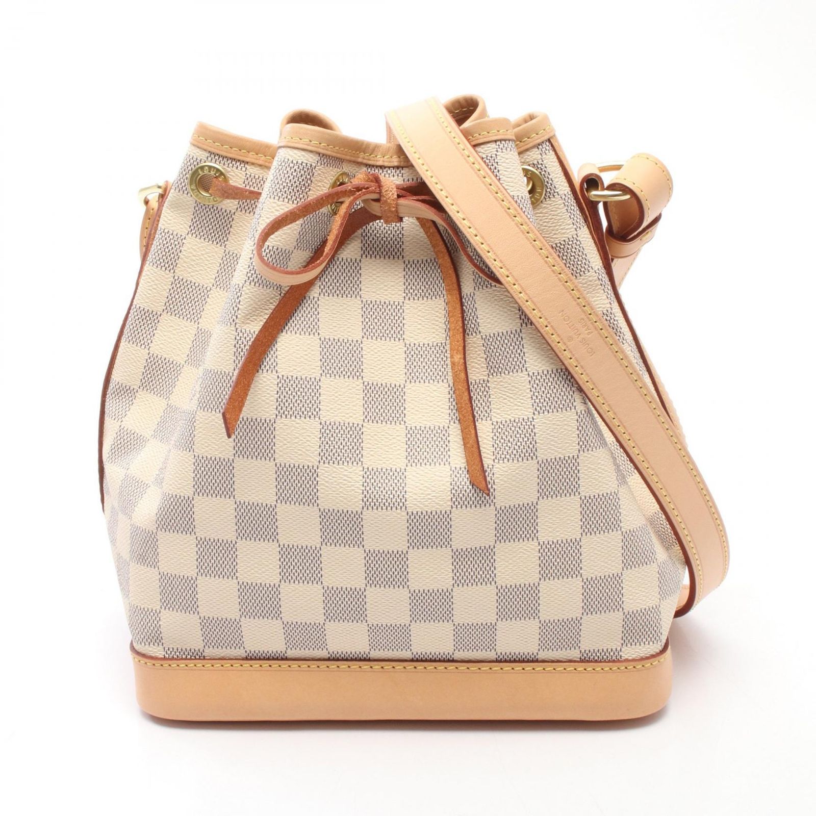 ルイ・ヴィトン LOUIS VUITTON ショルダーバッグ ノエBB ダミエアズール N40594 PVCコーティングキャンバス レザー ノエBB レディース Used A