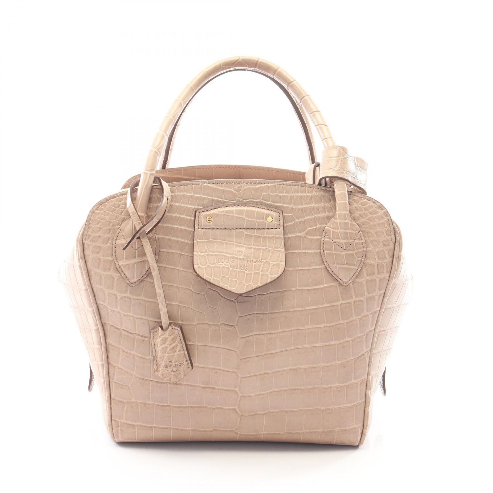 ルイ・ヴィトン LOUIS VUITTON ハンドバッグ ミラリス ベージュ エキゾチックレザー ミラリス レディース Used A