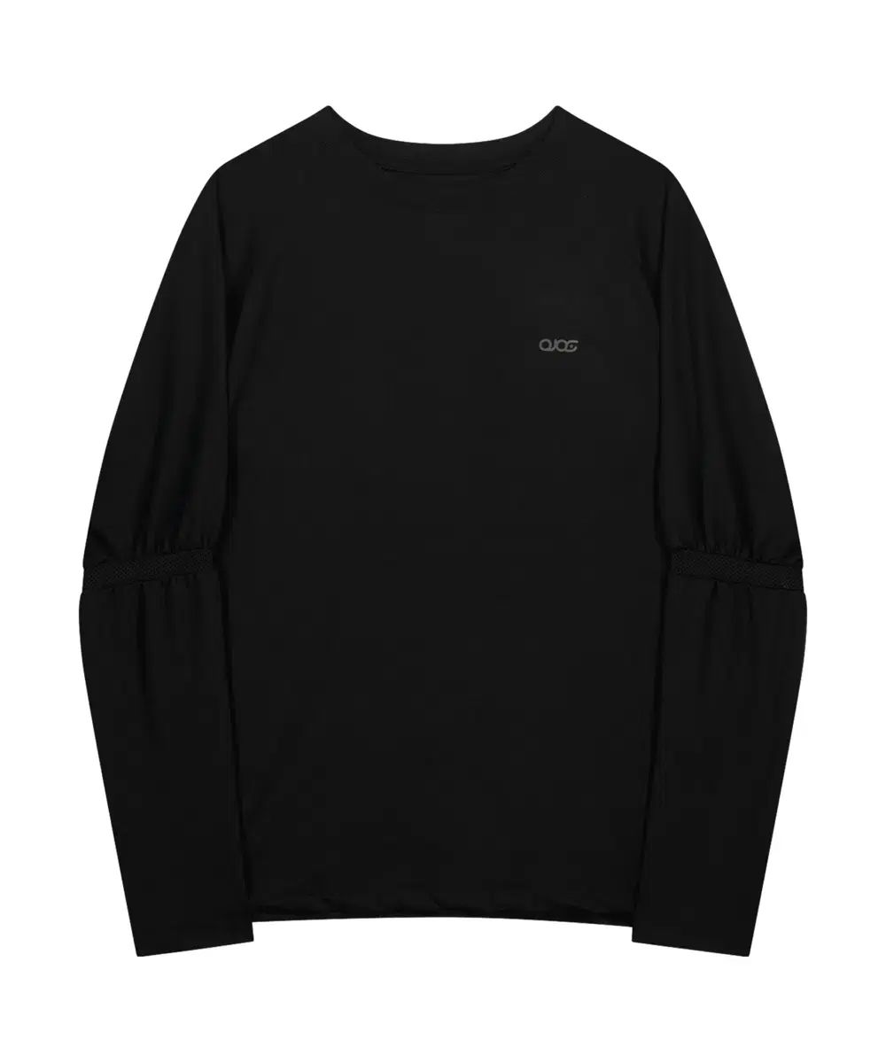 オホス メッシュ バンド パフ スリーブ ブラック