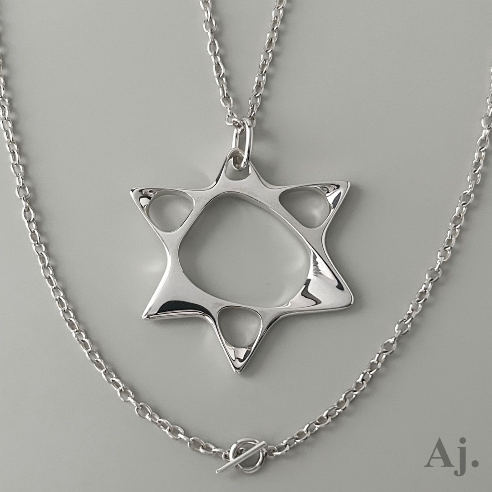 ジョージジェンセン 148 ロング ペンダント ネックレス AG925 ヴィンテージ ヘニングコッペル GEORG JENSEN