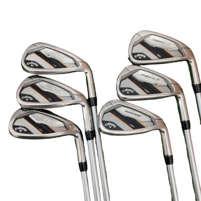 【中古】 キャロウェイ MAVRIK MAX 7S アイアンセット IR Diamana 40 for CW(IR) (フレックスR) メンズ 男性用 右利き 右用 Dランク ゴルフクラブ