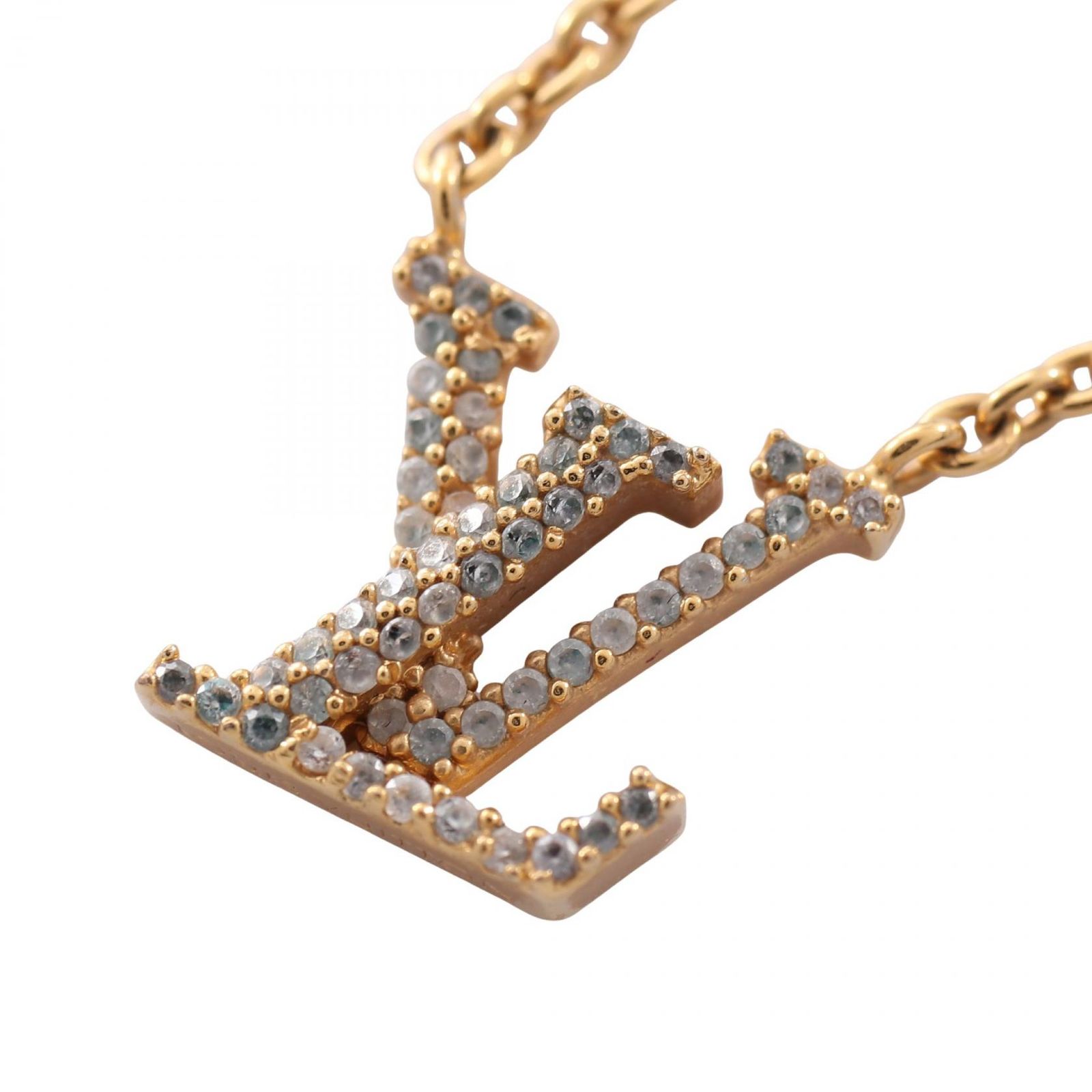 ルイ・ヴィトン LOUIS VUITTON ネックレス コリエ LV アイコニック M00596 GP（ゴールドメッキ） ネックレス レディース Used A
