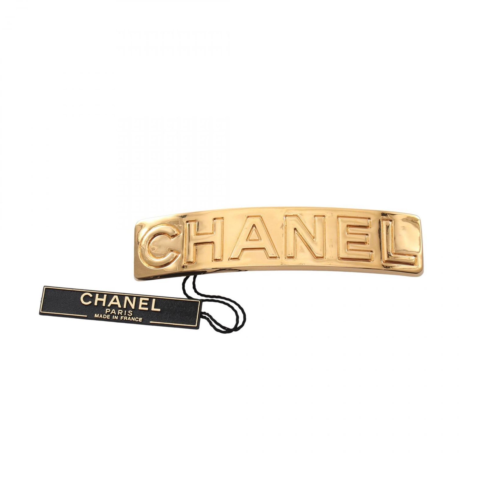 シャネル CHANEL バレッタ ロゴ GP（ゴールドメッキ） バレッタ レディース Used A