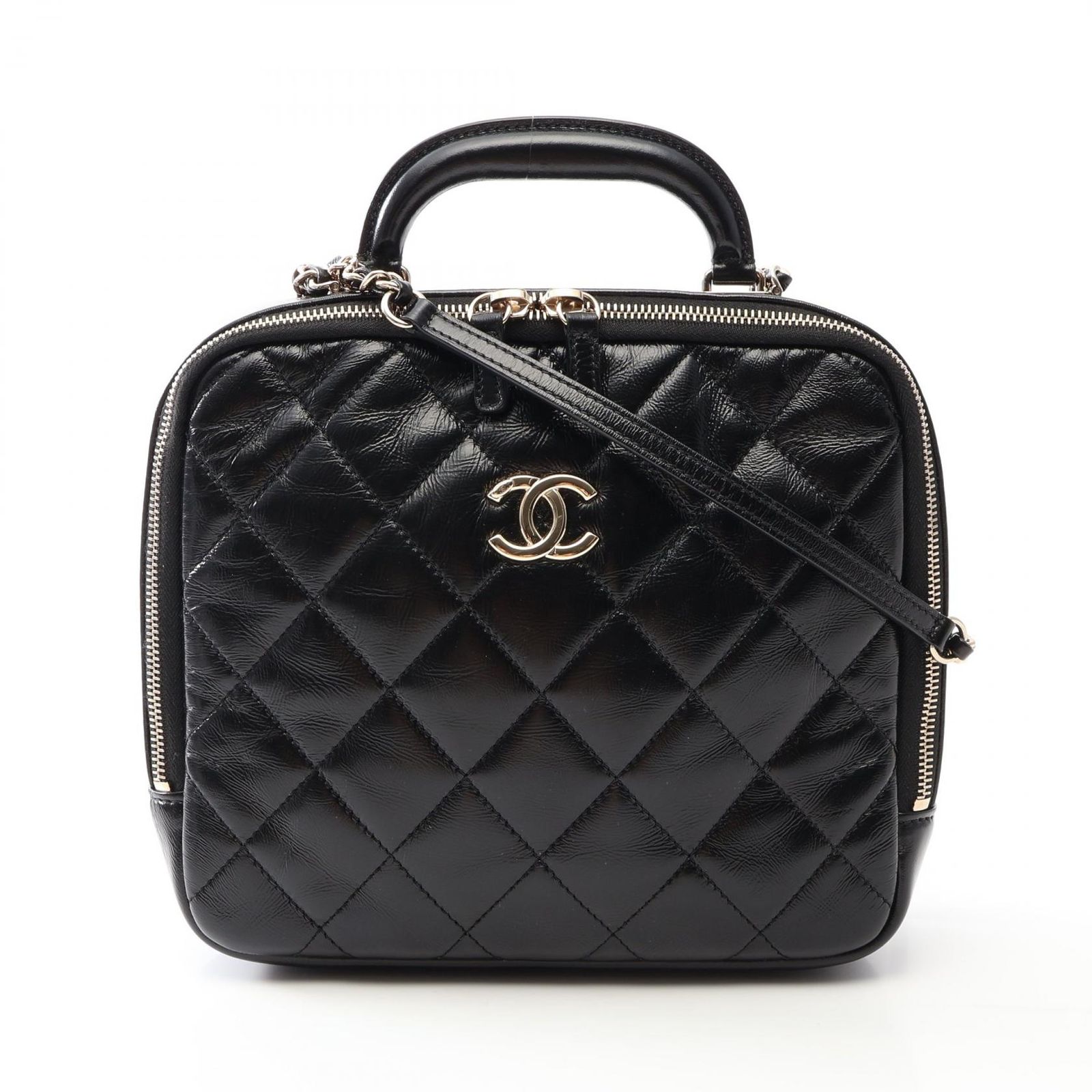 シャネル CHANEL ショルダーバッグ マトラッセ トップハンドル 2WAY
