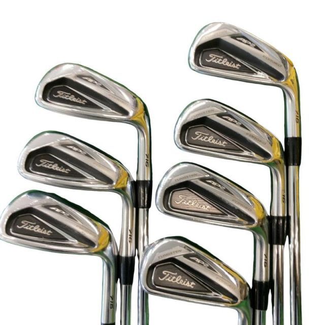【中古】 タイトリスト Titleist AP2 716 6S アイアンセット IR 純正特注シャフト (フレックスX) メンズ 男性用 右利き 右用 Cランク ゴルフクラブ