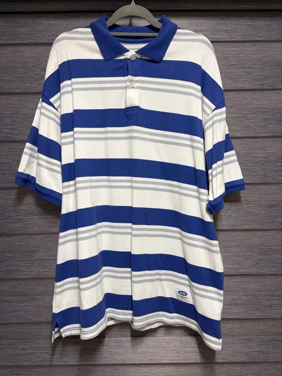 L) challenger ポロ ボーダー Tシャツ