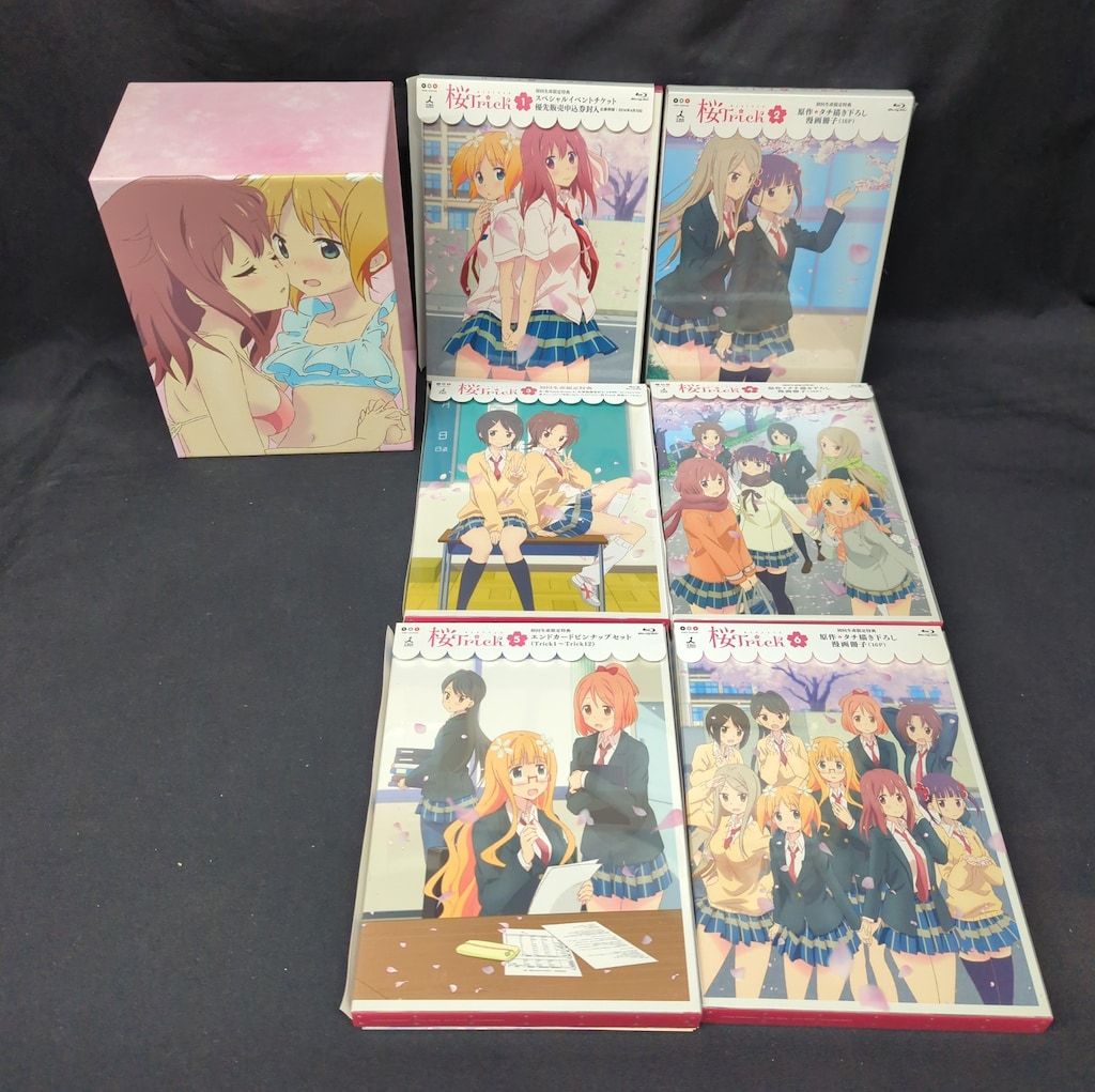 アニメBlu-ray ゲーマーズBOX)桜Trick 初回全6巻 セット - メルカリ
