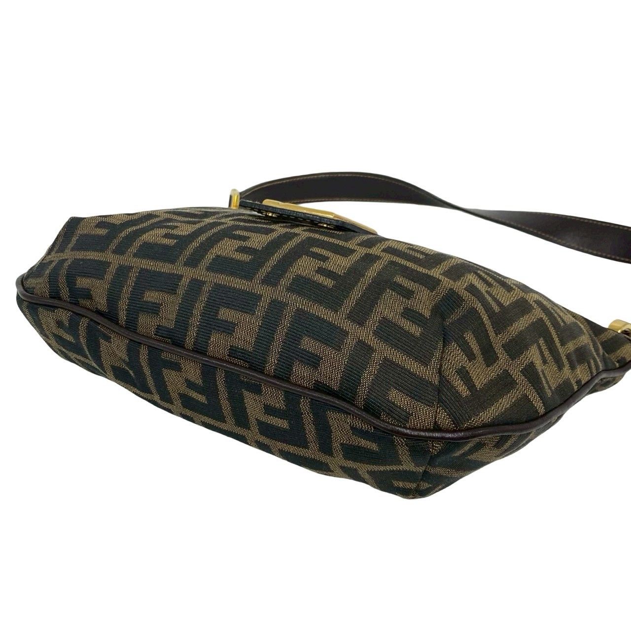 FENDI フェンディ ズッカ柄 ジップベスト　ロゴ金具 ヴィンテージ 極 美品 FENDI フェンディ ヴィンテージ FF ロゴ 金具 ズッカ 柄