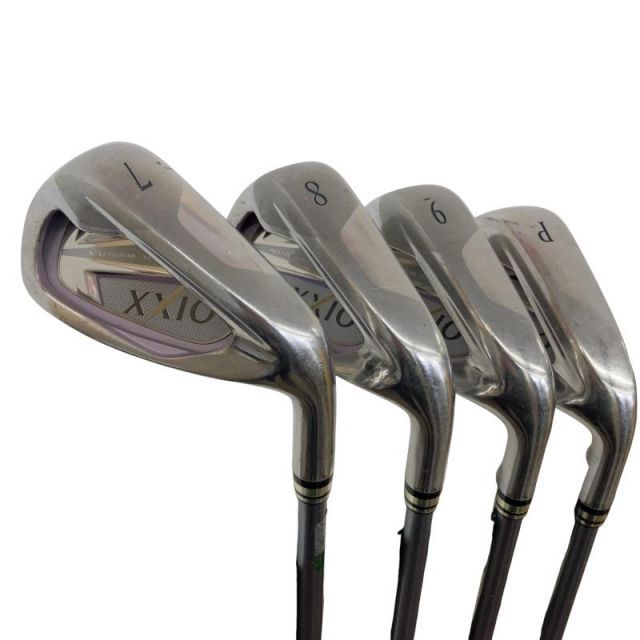 【中古】 ダンロップ XXIO(2012) 5S (ピンク) レディース アイアンセット IR XXIO MP700L(アイアン) (フレックスA) レディース 女性用 右利き 右用 Cランク ゴルフクラブ
