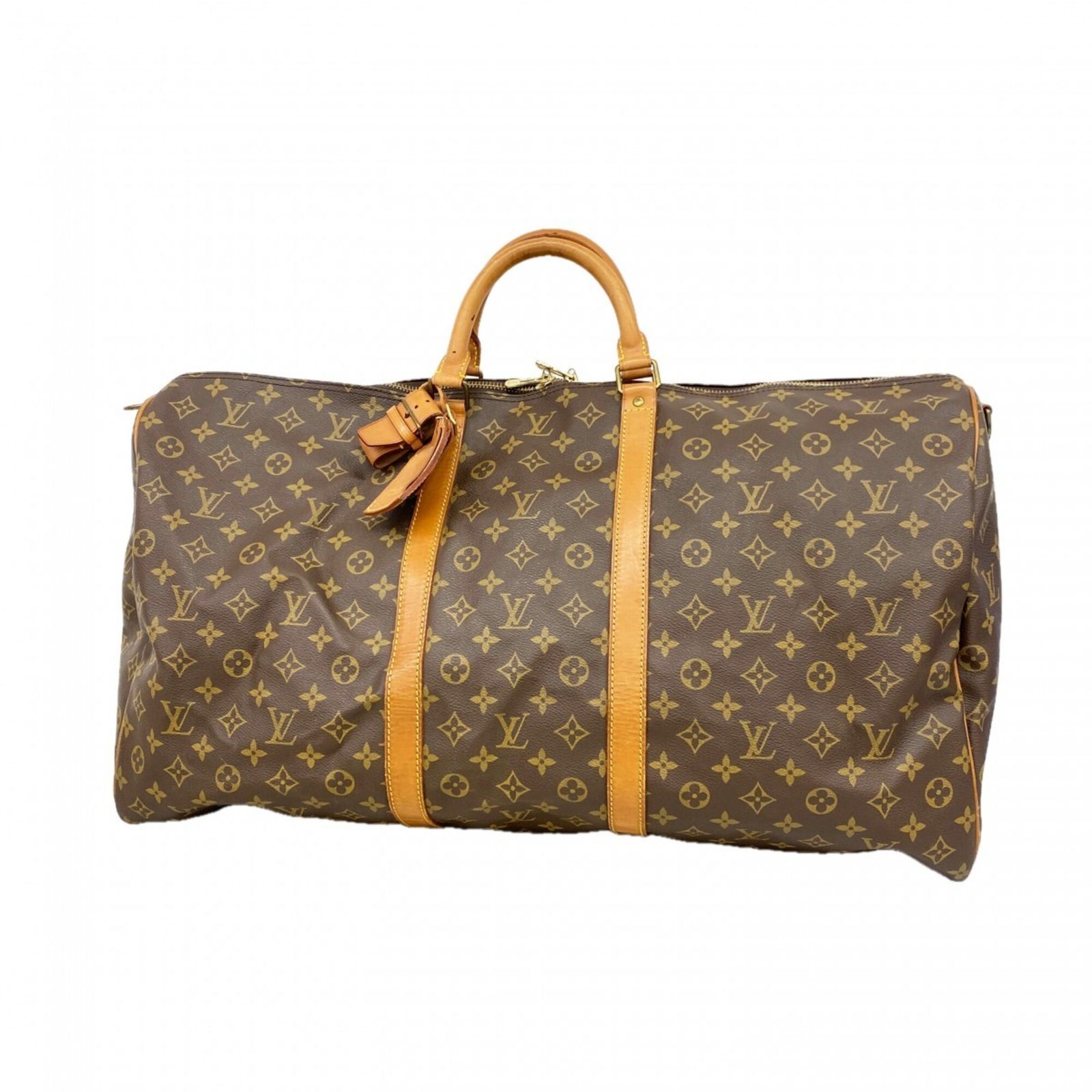 ルイ・ヴィトン(Louis Vuitton) ルイ・ヴィトン バッグ・ボストンバッグ モノグラム キーポルバンドリエール60 ブラウンメンズ レディース