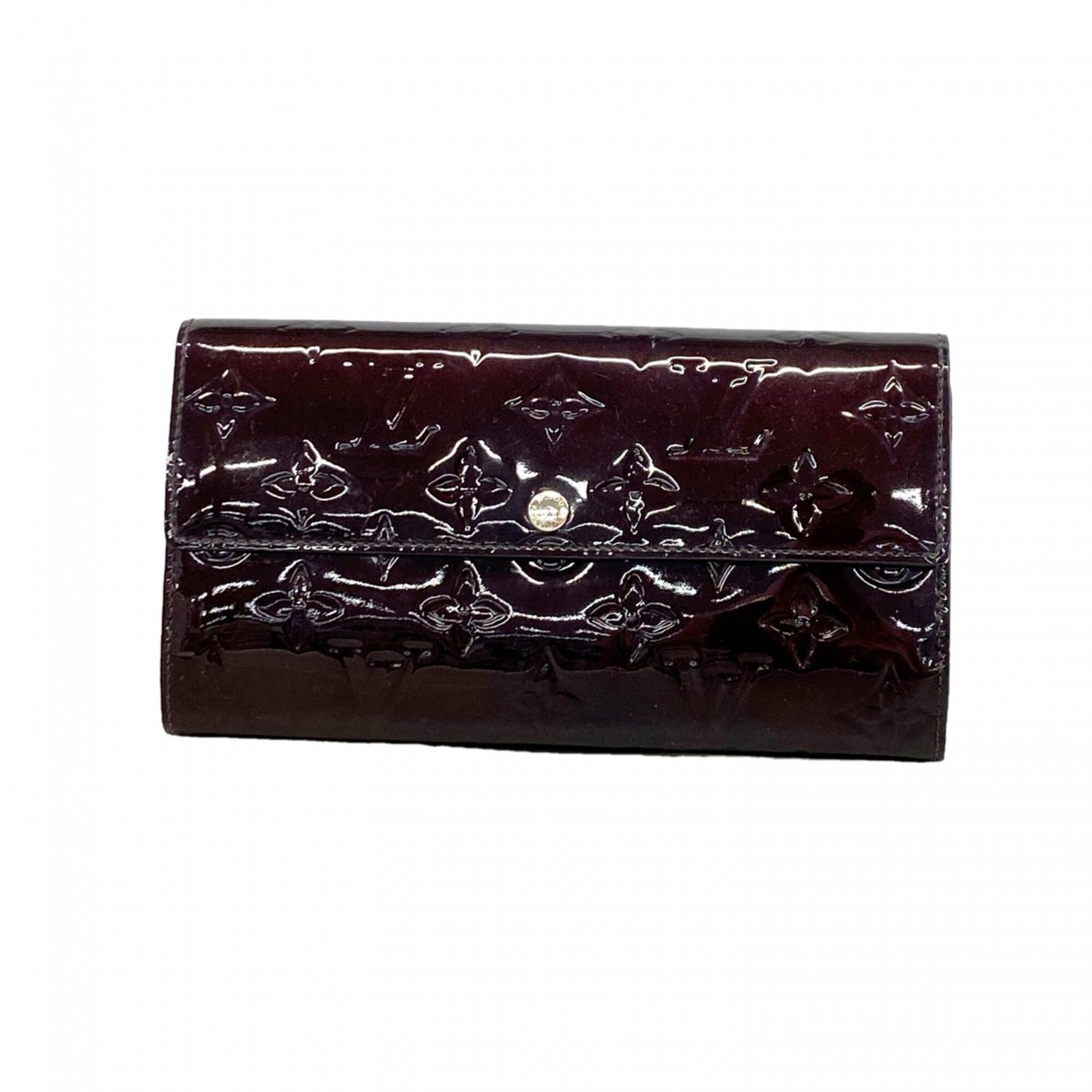 ルイ・ヴィトン(Louis Vuitton) ルイ・ヴィトン 長財布 ヴェルニ ポルトフォイユサラ M93524 アマラントレディース