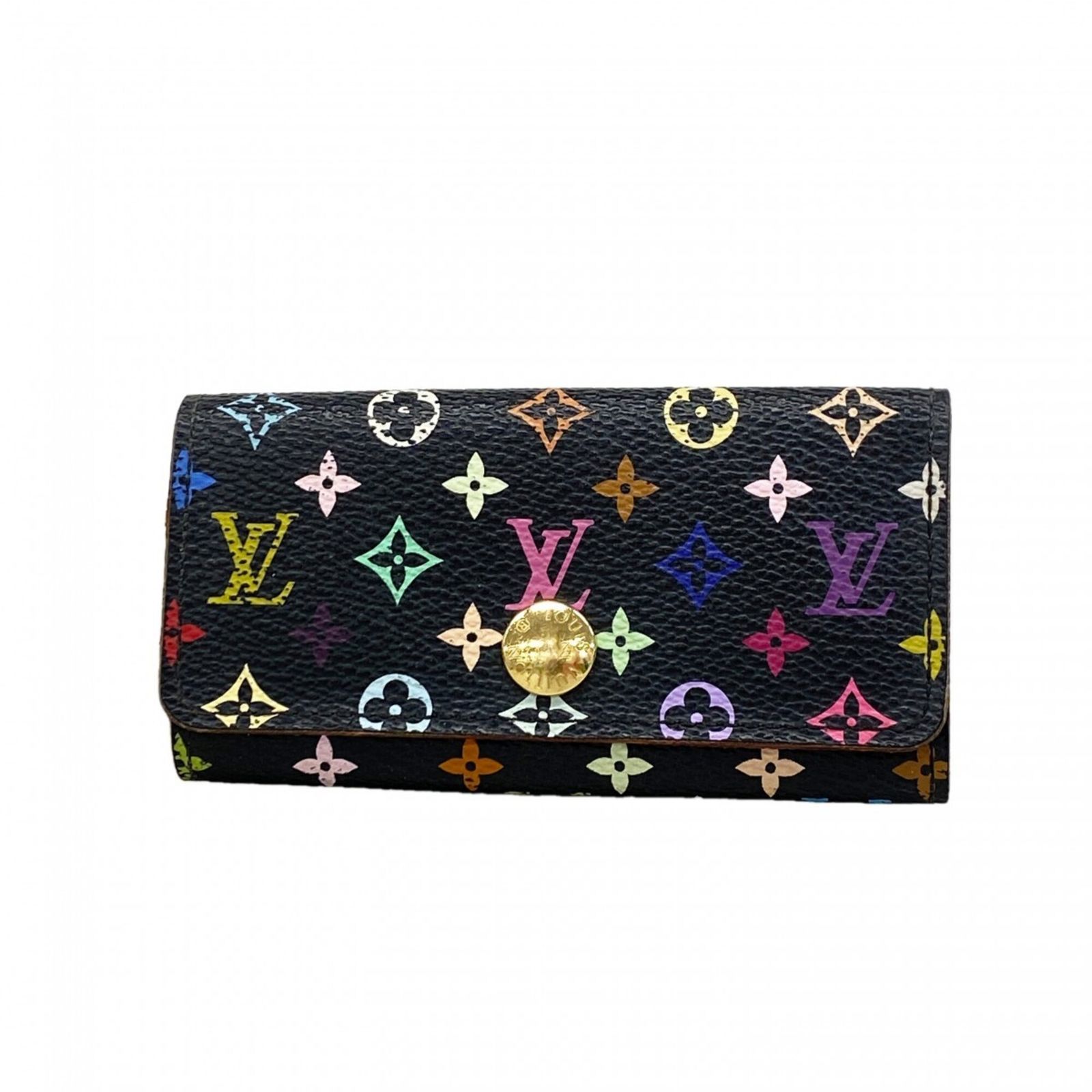 ルイ・ヴィトン(Louis Vuitton) ルイ・ヴィトン アクセサリー・キーケース モノグラム・マルチカラー ミュルティクレ4 M93732 ノワール グルナードレディース