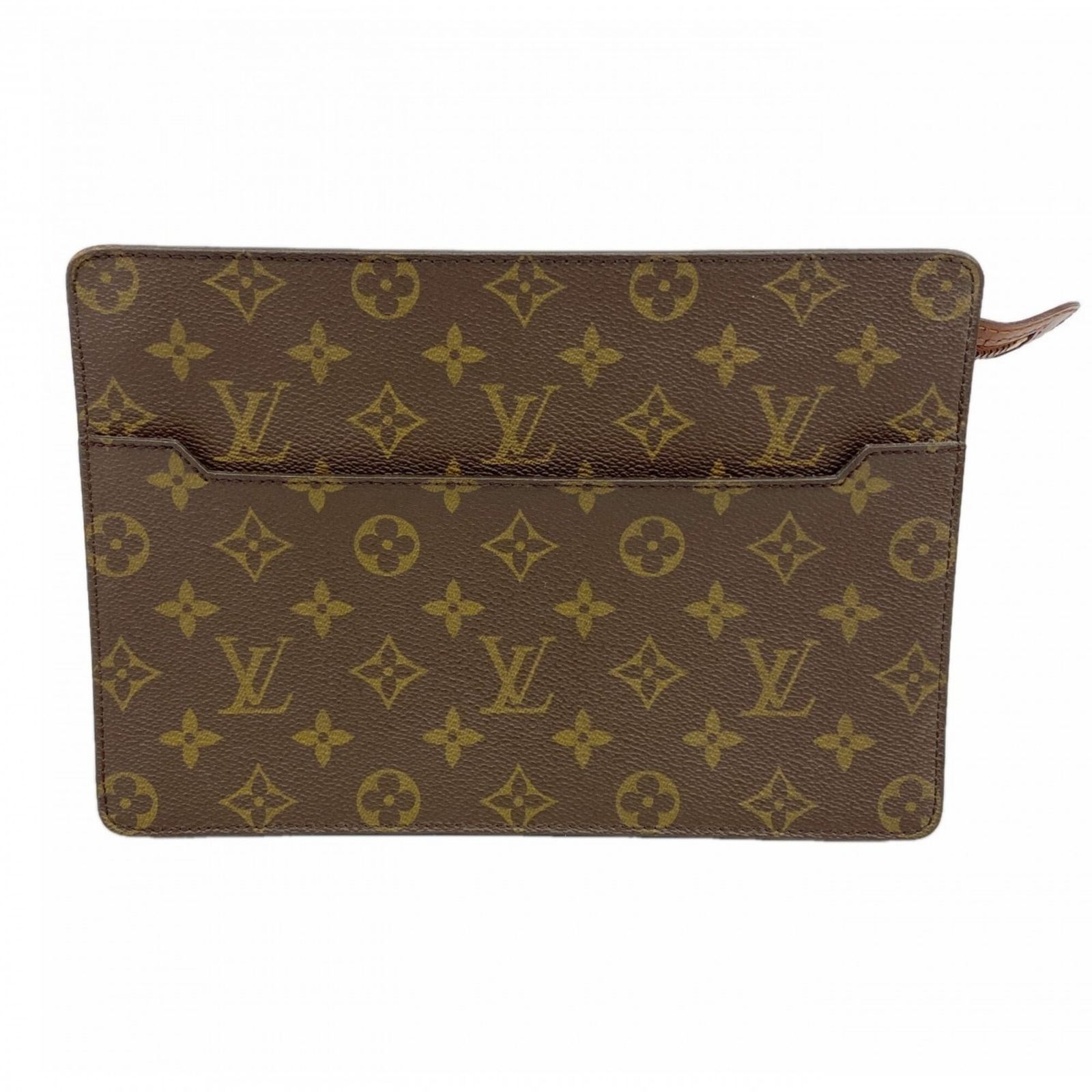 ルイ・ヴィトン(Louis Vuitton) ルイ・ヴィトン クラッチバッグ モノグラム ポシェットオム M51795 ブラウンレディース