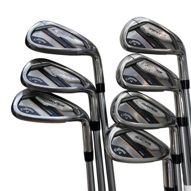 【中古】 キャロウェイ MAVRIK MAX 7S アイアンセット IR Diamana 40 for CW(IR) (フレックスR) メンズ 男性用 右利き 右用 Cランク ゴルフクラブ