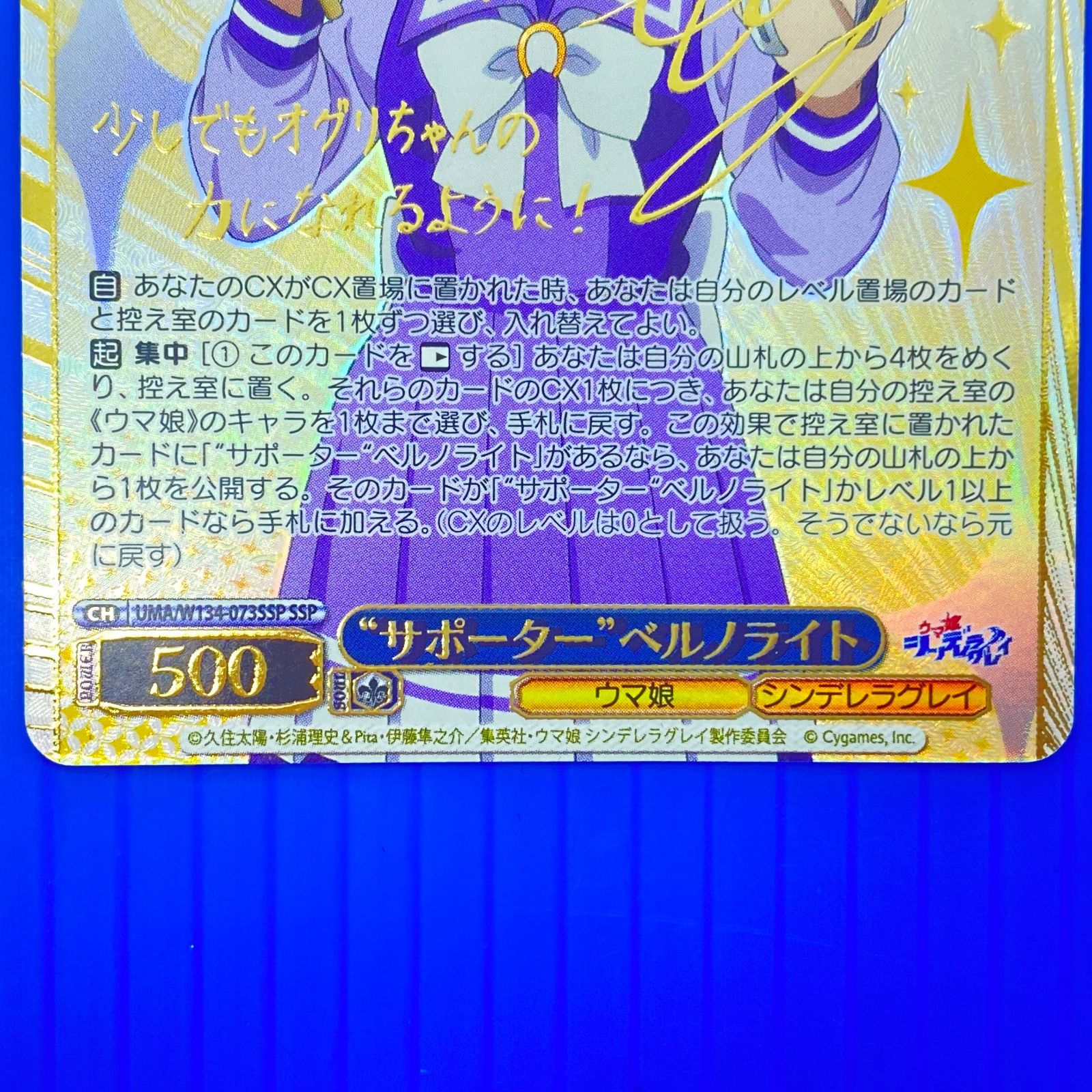 盛岡店54-0062] ヴァイスシュヴァルツ “サポーター”ベルノライト SSP