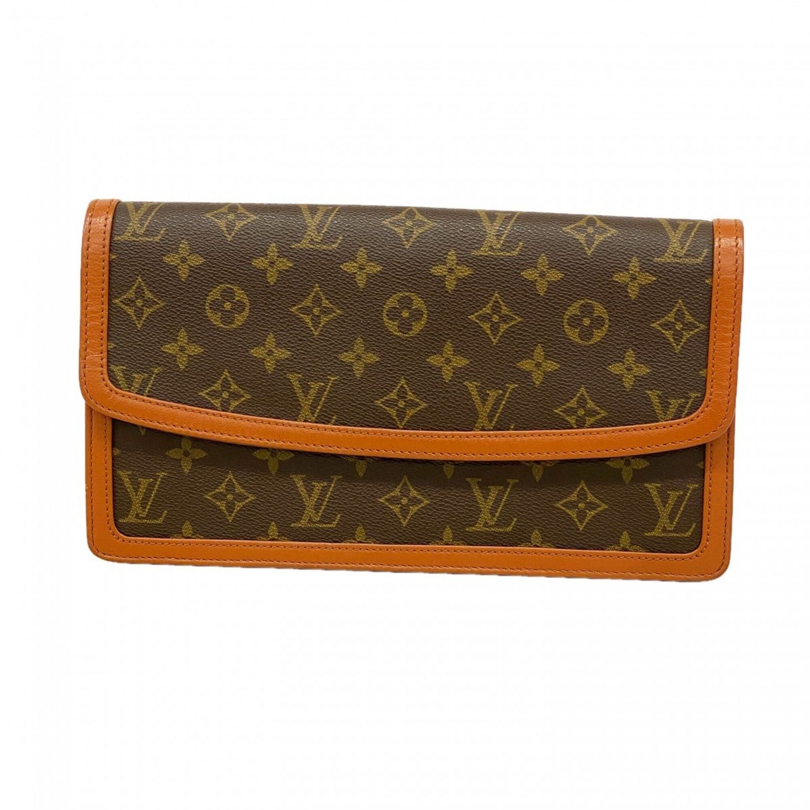 ルイ・ヴィトン(Louis Vuitton) ルイ・ヴィトン クラッチバッグ モノグラム ポシェットダムGM M51810 ブラウンレディース