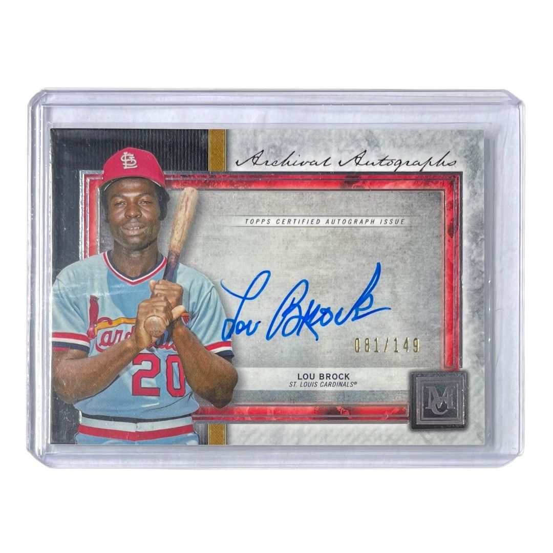 TOPPS MLBカード MUSEUM COLLECTION LOU BROCK ST. LOUIS CARDINALS /149 #AA-LB 送料無料 中古 IT2
