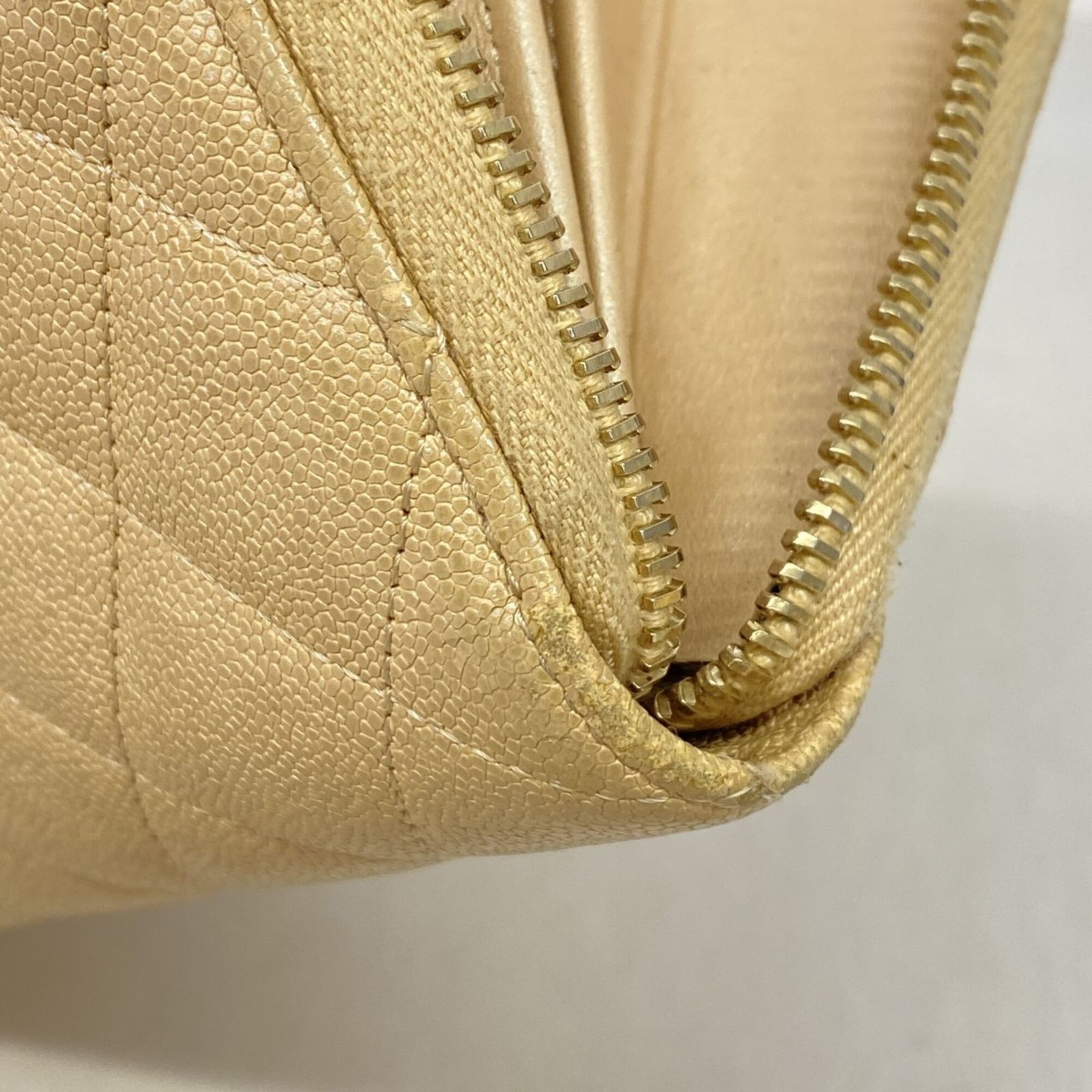 シャネル(Chanel) シャネル 長財布 マトラッセ キャビアスキン 