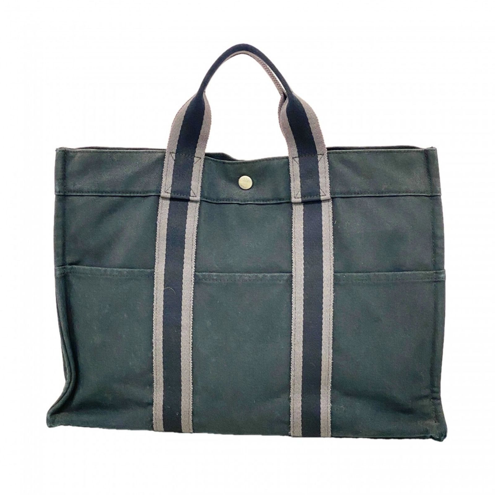 ✨HERMES✨エルメス✨フールトゥMM✨3003✨ブラック✨トートバッグ✨ エルメス(Hermes) エルメス トートバッグ フールトゥMM キャンバス