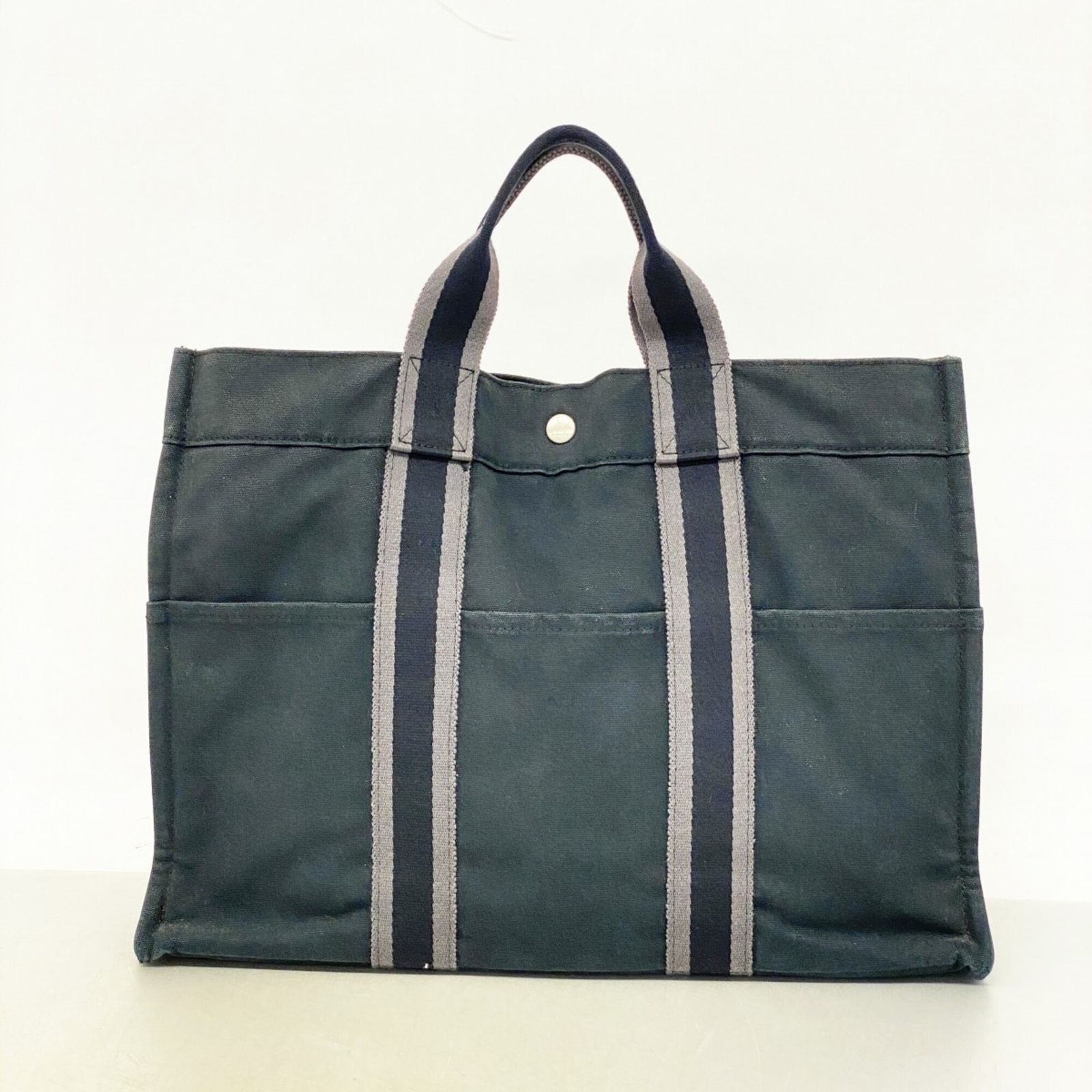 エルメス(Hermes) エルメス トートバッグ フールトゥMM キャンバス