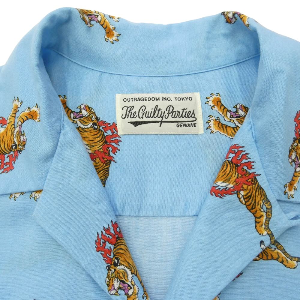 WACKO MARIA ワコマリア TIM LEHI 虎総柄 HAWAIIAN SHIRT ティムリー