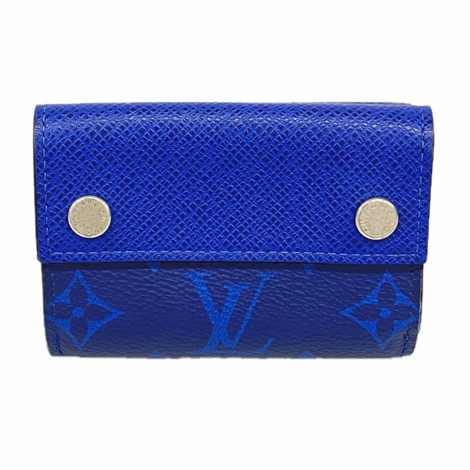 ルイ・ヴィトン(Louis Vuitton) ルイ・ヴィトン 三つ折り財布 タイガラマ ディスカバリーコンパクトウォレット M67620 コバルトメンズ