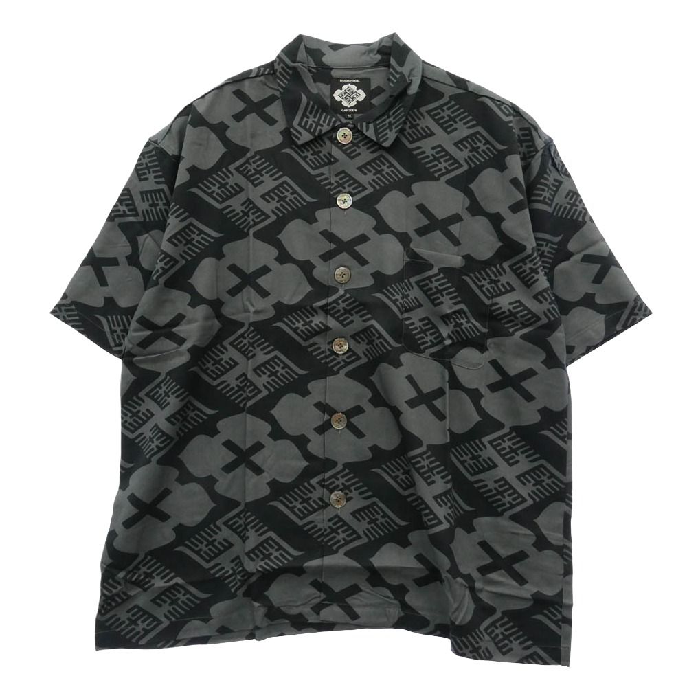 バッズプール BUDSPOOL × GAKKIN ガッキン 花罰 総柄 × 麻 PATTERN S/S