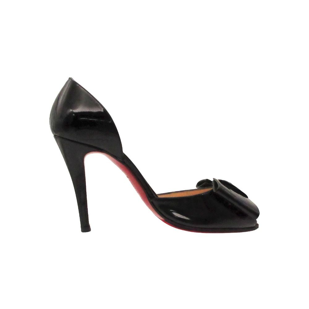 Christian Louboutin クリスチャンルブタン パンプス パテントリボン 