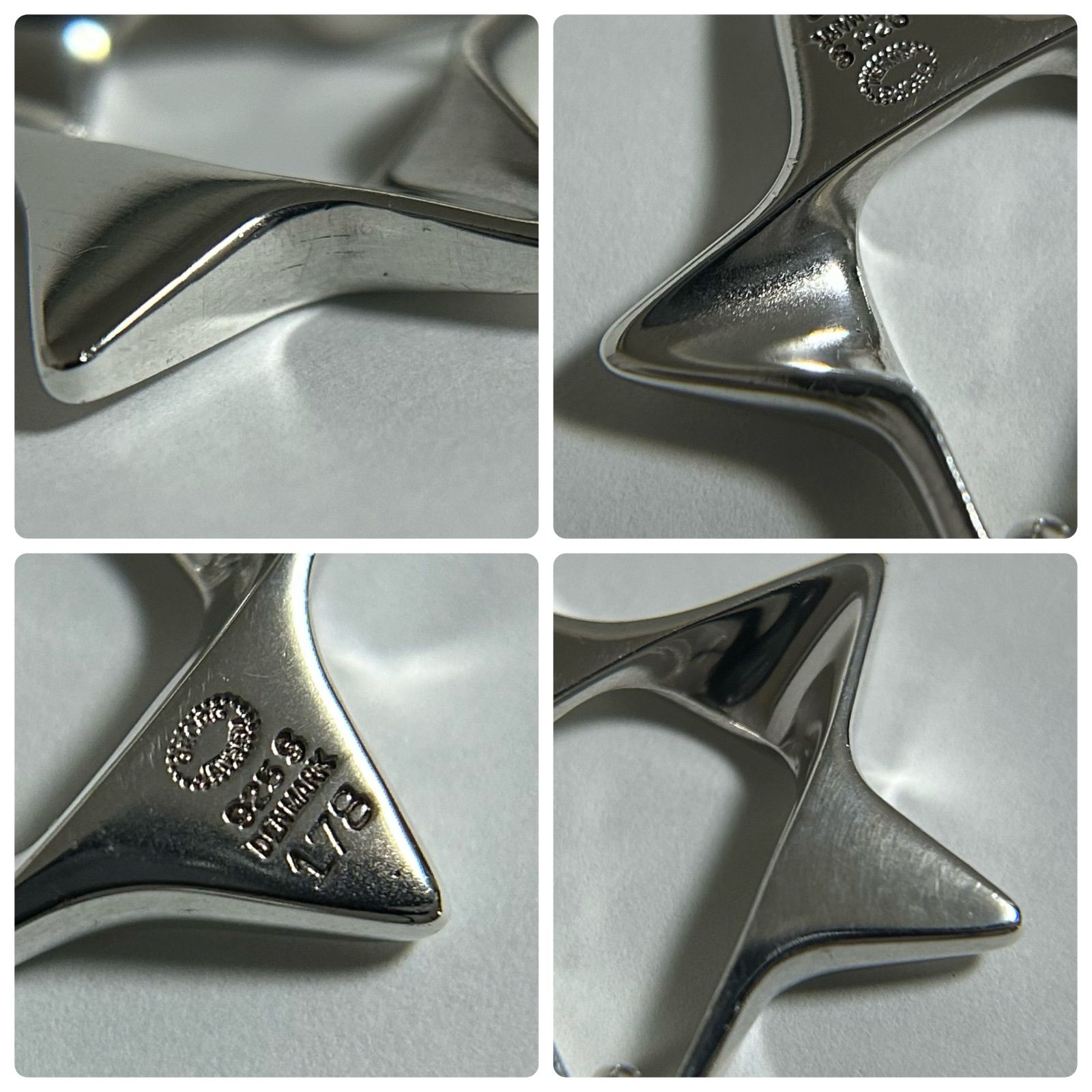 にじ様 ジョージジェンセン 178 ネックレス トップ スター Silver925