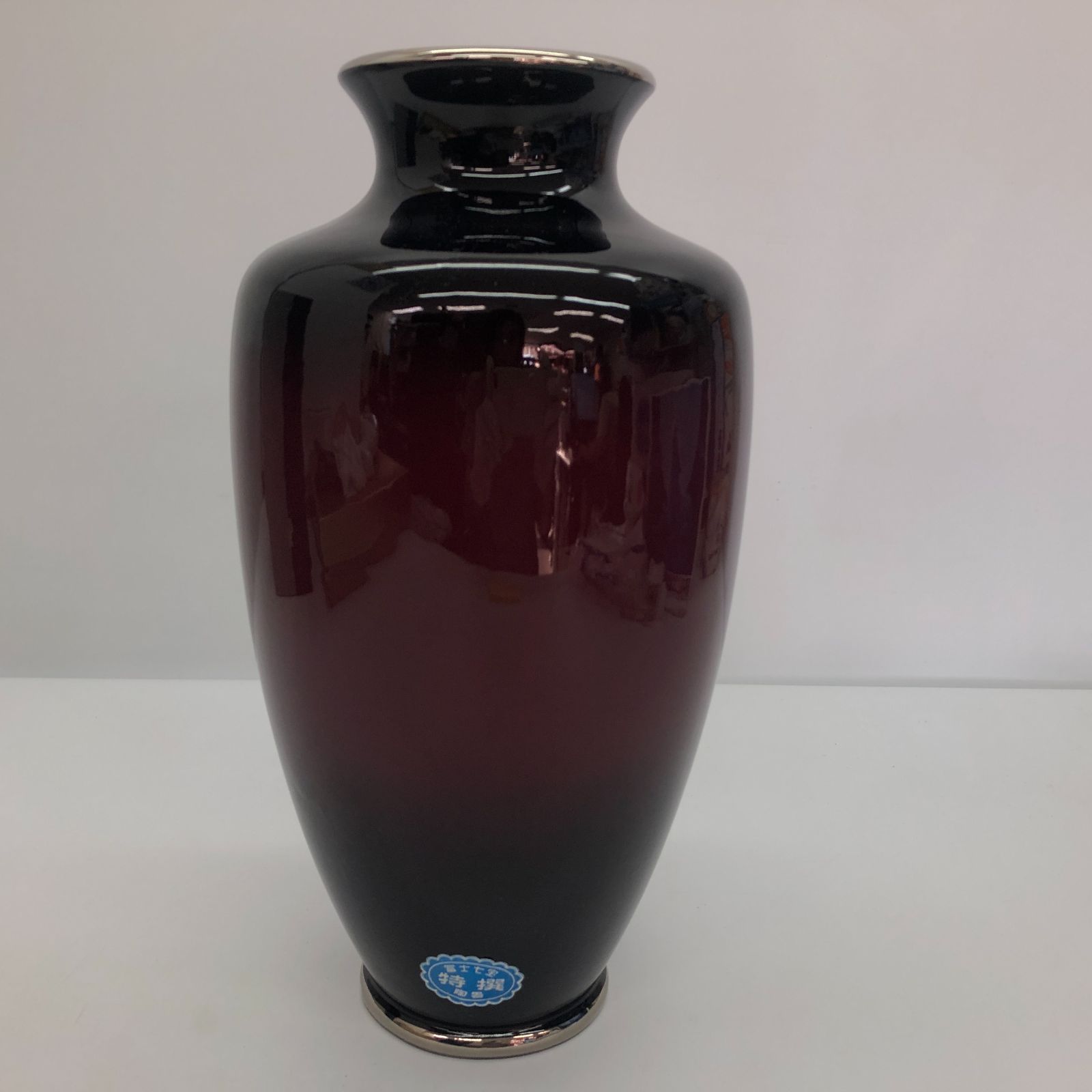 未使用】保管品 冨士七宝陶苑 富士七宝陶器 七宝焼 花瓶 花器 花生 花