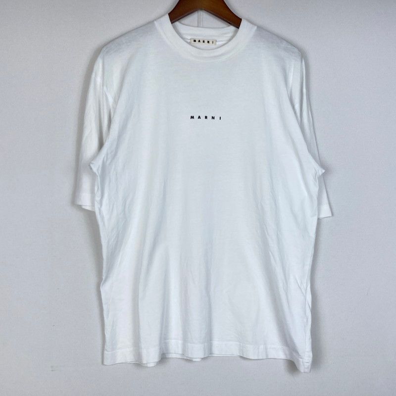 【中古品】 MARNI マルニ PRINTED LOGO S/S TEE HUMU0223P1 USCS87 プリントロゴ ショートスリーブTシャツ 半袖トップス 【141-260629-ss-02-tei】