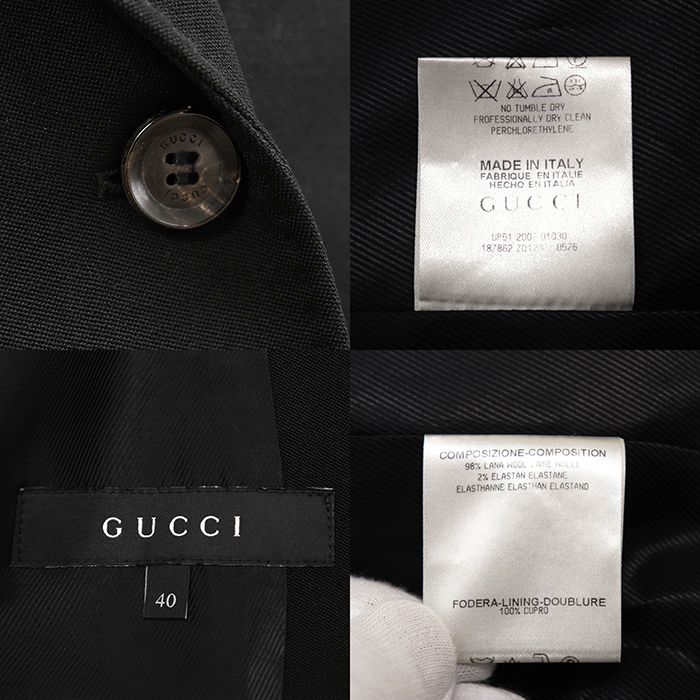 SALE【美品】GUCCI グッチ テーラードジャケット サイズ 40 レディース