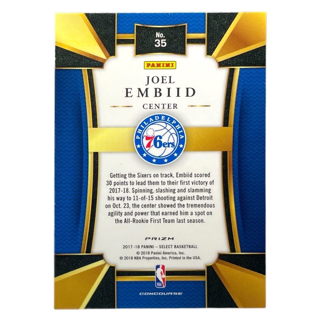 PANINI NBAカード SELECT PRIZM JOEL EMBIID 76ERS #35 送料無料 中古