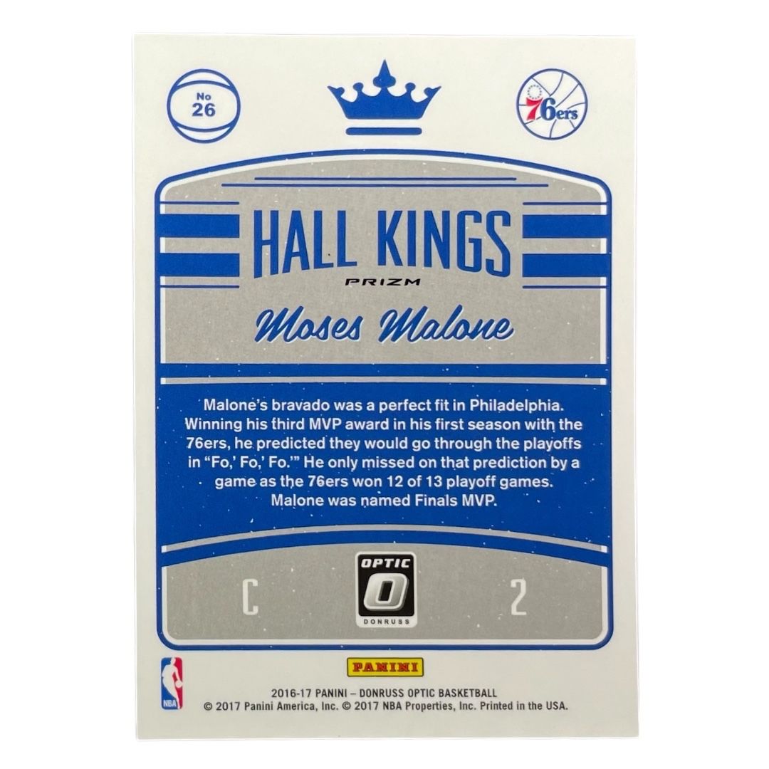 PANINI NBAカード DONRUSS OPTIC PRIZM MOSES MALONE 76ERS #26 送料