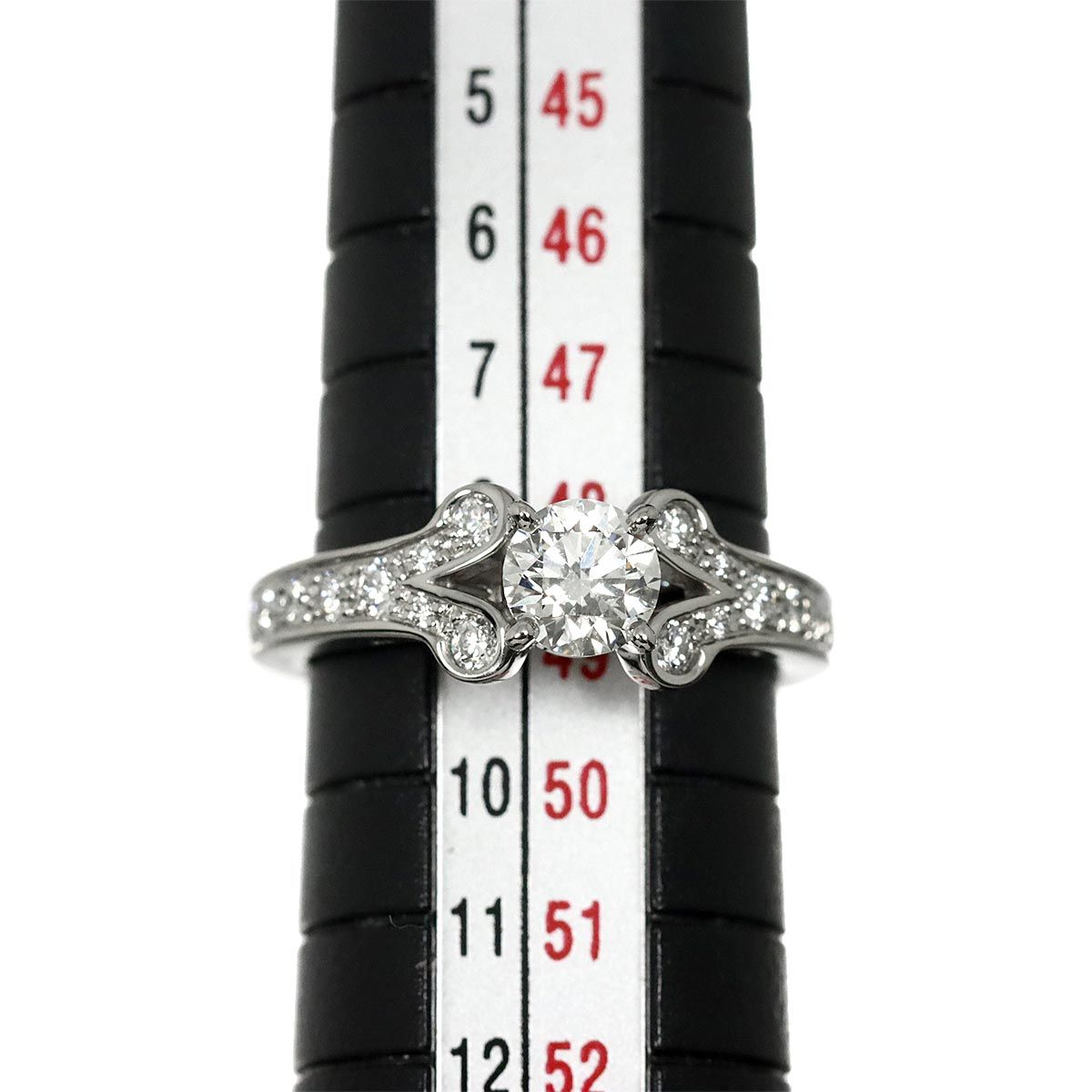 【証明書付き】Cartier バレリーナリング ダイヤ 箱あり カルティエ Cartier バレリーナ ダイヤ 0.51ct H/VS1/3EX #48 リング