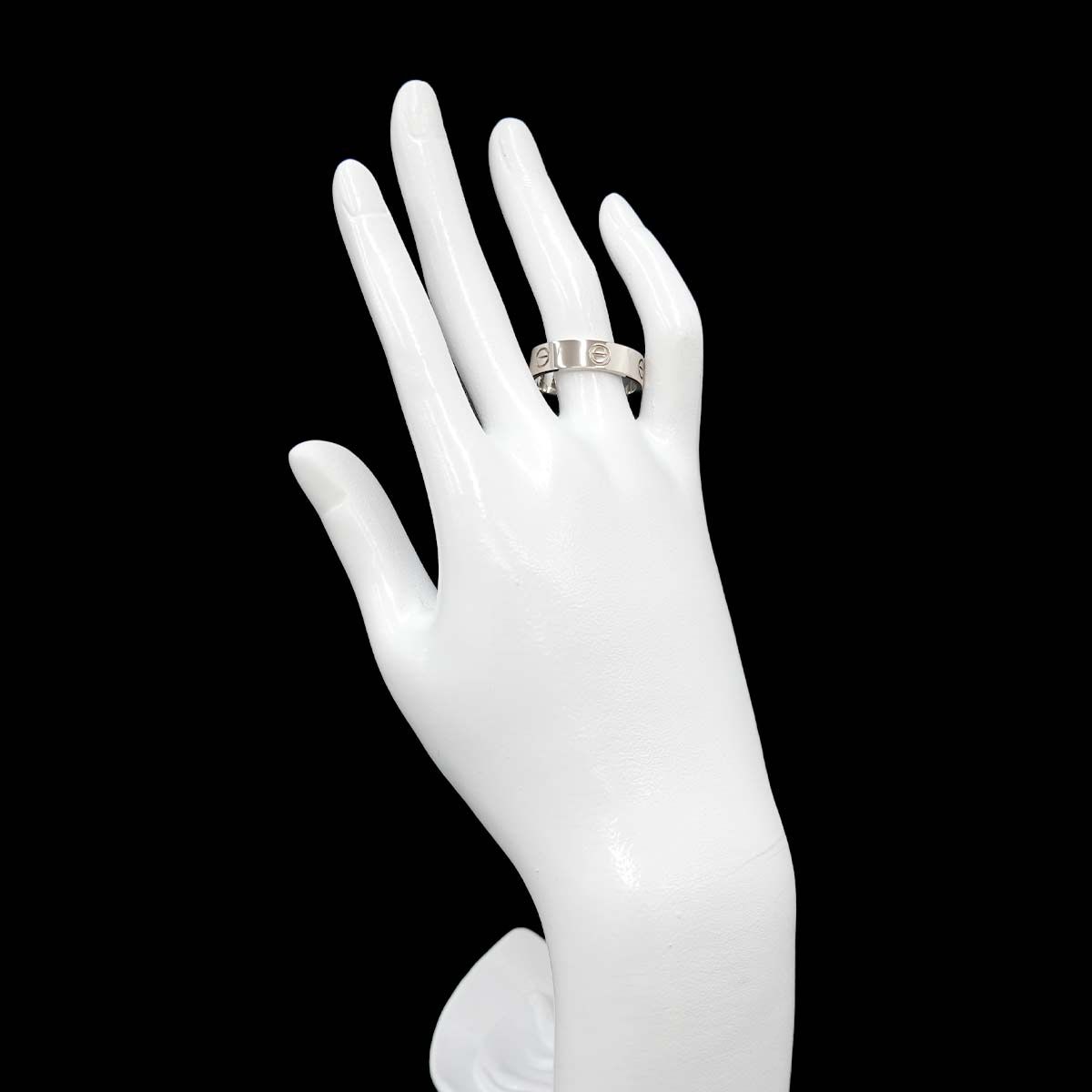 カルティエ Cartier ラブ #65 リング K18 WG ホワイトゴールド 750