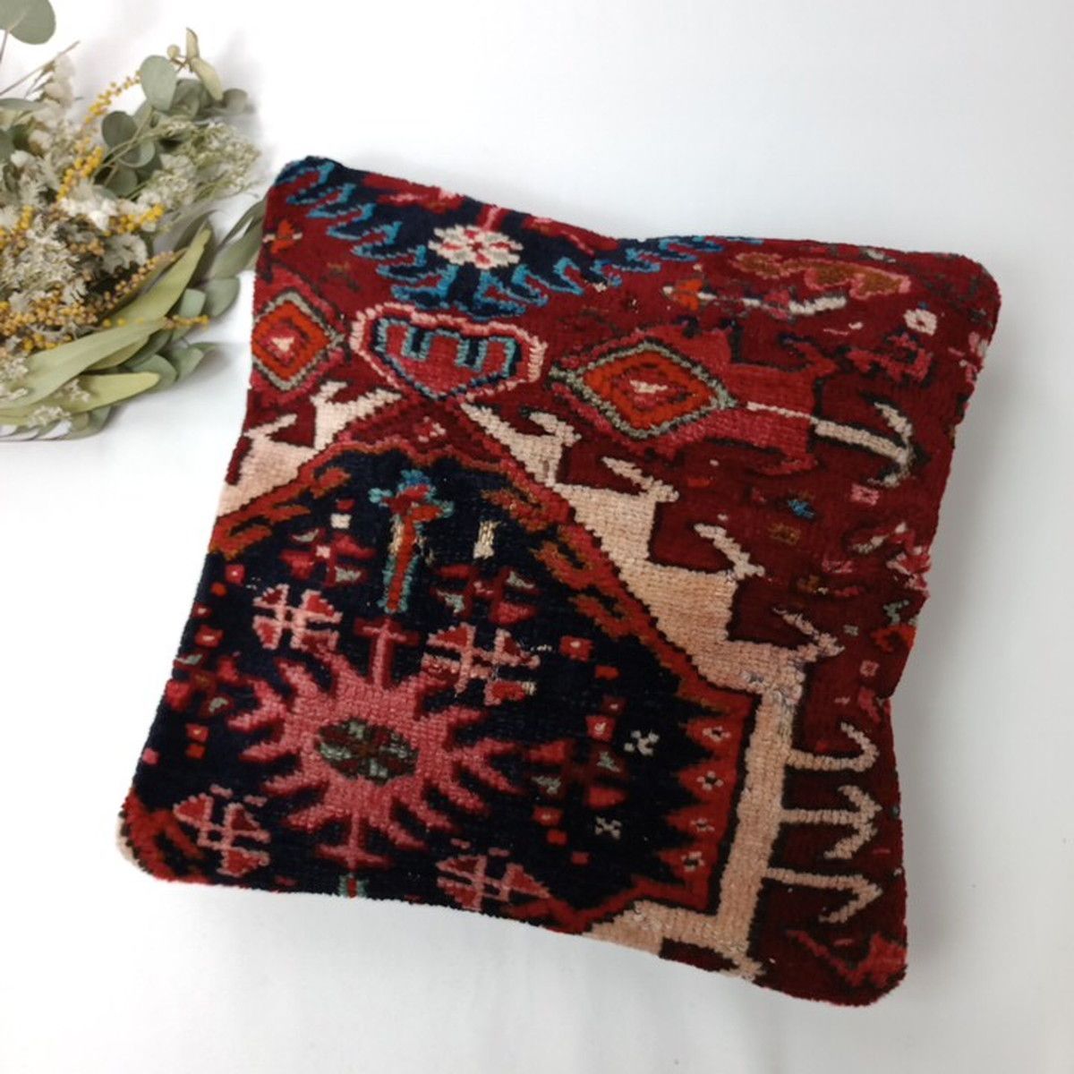 Vintage Remake Persian Rug トライバルラグ クッションカバー