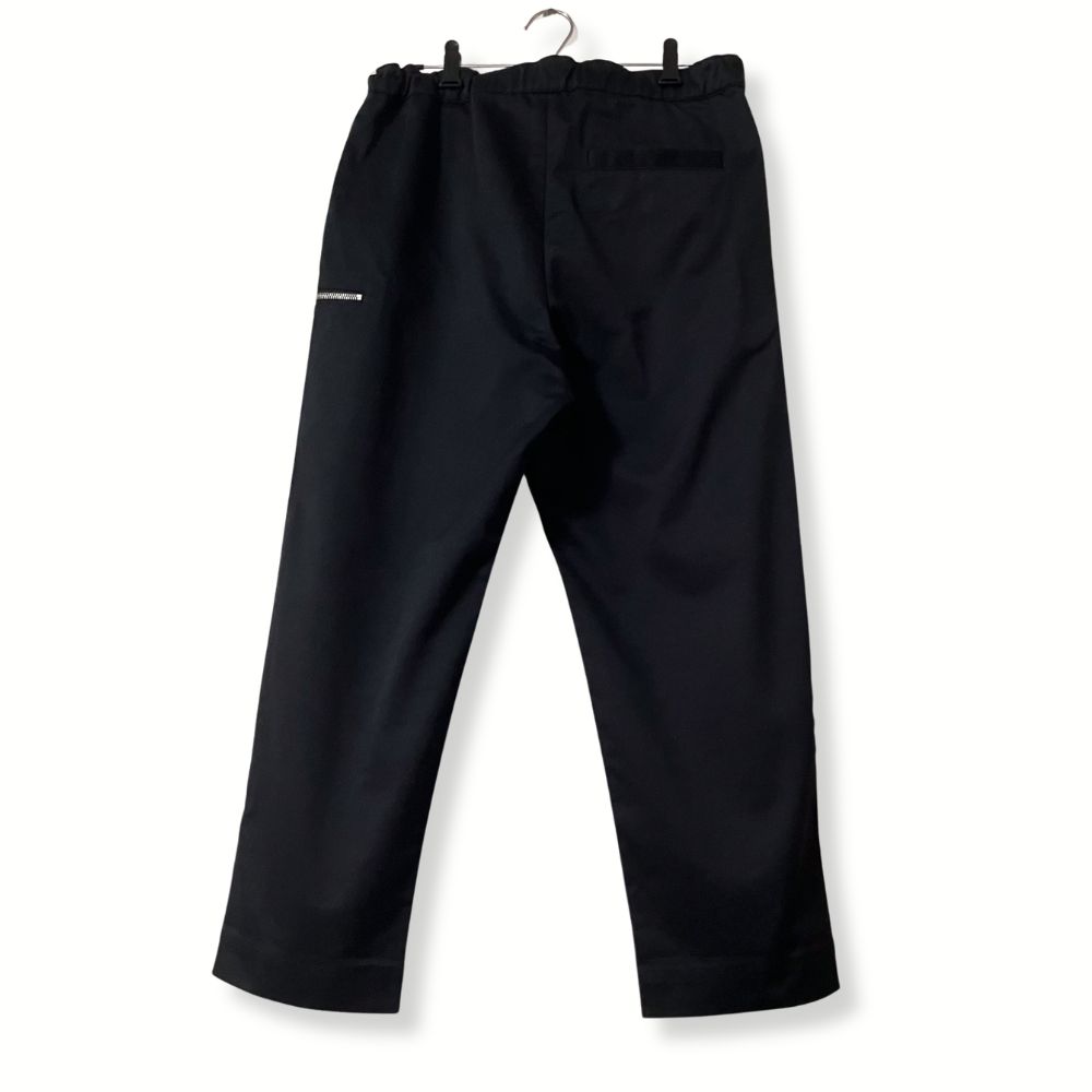 OAMC ベルト付き クロップドパンツ ジップポケット ブラック XS S M