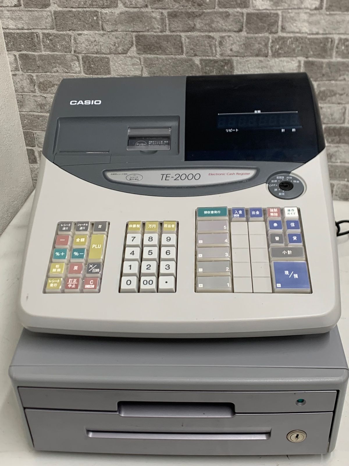 CASIO カシオ 電子レジスター TE-2000 - メルカリ