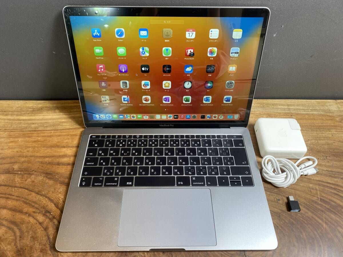 新品バッテリー/良品］Apple MacBook Pro（13インチ, 2017）/ Core i7