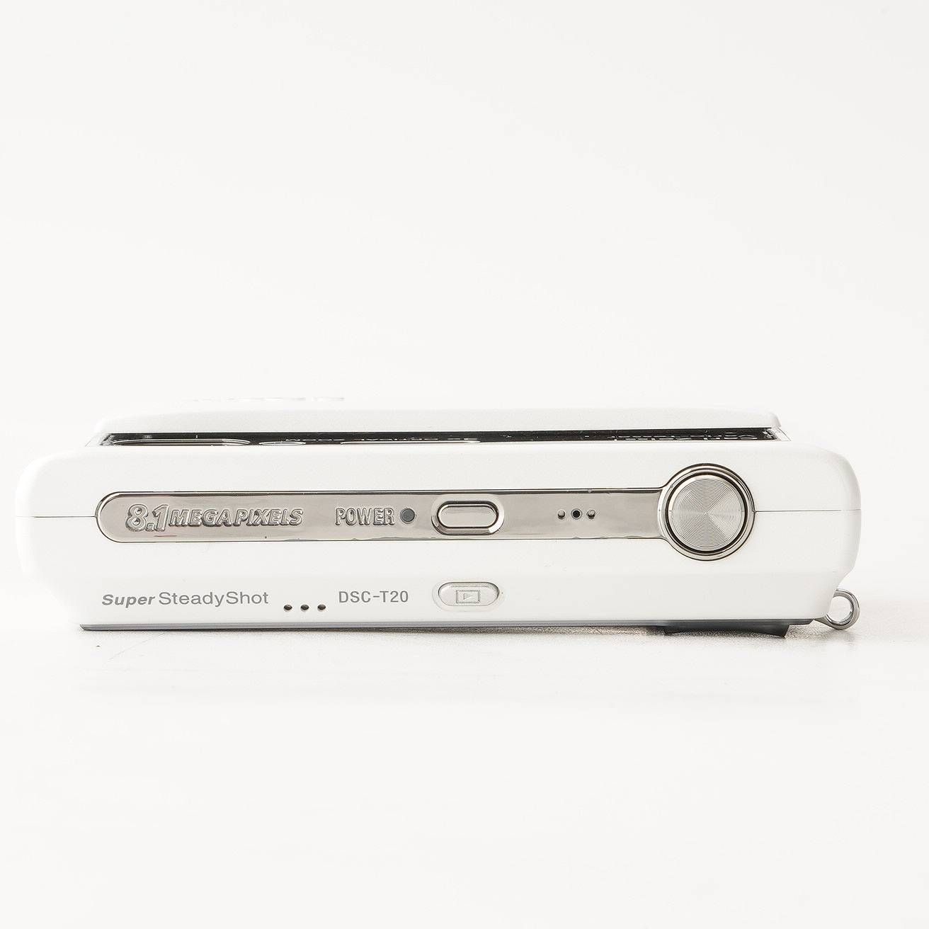 美品 SONY Cyber-shot DSC-T20 ホワイト 充電器付き SONY