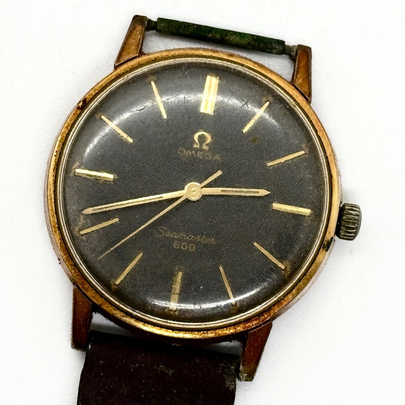 OMEGA オメガ SEAMASTER シーマスター ブラック 手巻き メンズ