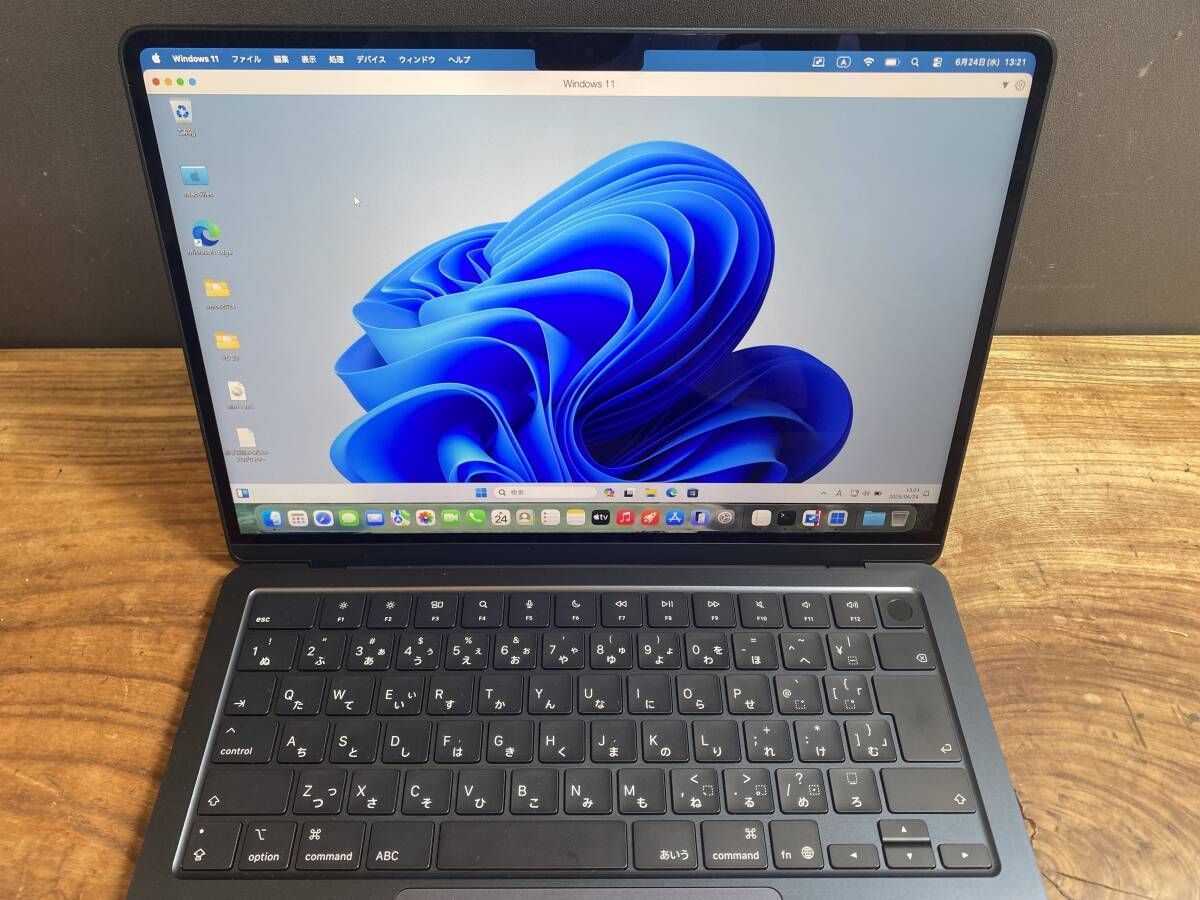 極美品 MacBook Air M4 16GB/256GB Win11 Office2024 - メルカリ