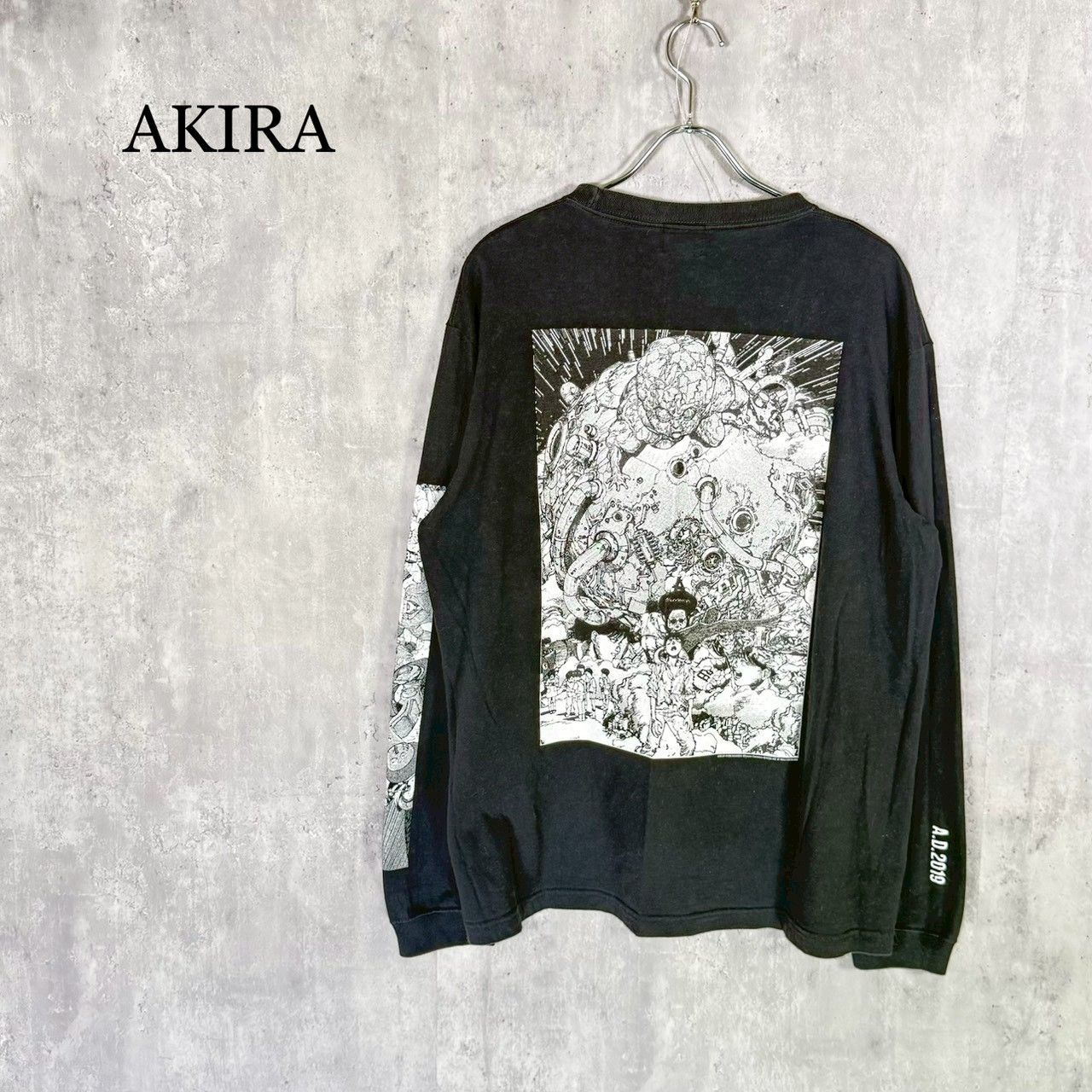 『AKIRA』アキラ(XL) 大友克洋 × 河村康輔 AKIRA ART OF WALL限定ロンT アキラ ロンT
